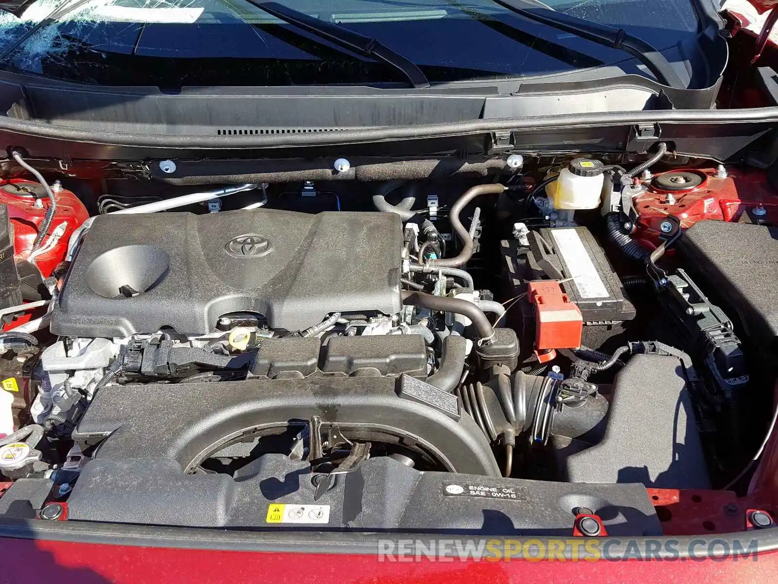 7 Photograph of a damaged car 2T3C1RFV8KC013564 TOYOTA RAV4 2019