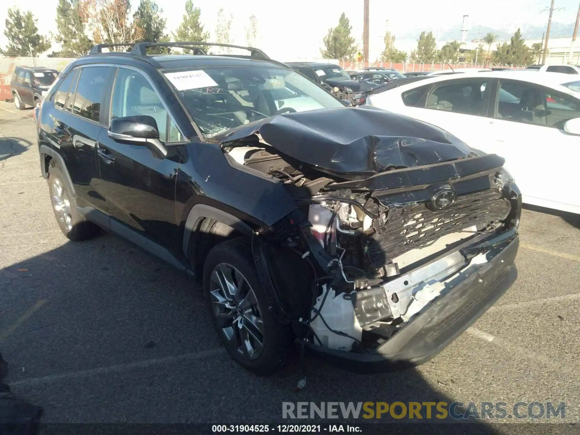 1 Photograph of a damaged car 2T3C1RFV8KC020966 TOYOTA RAV4 2019