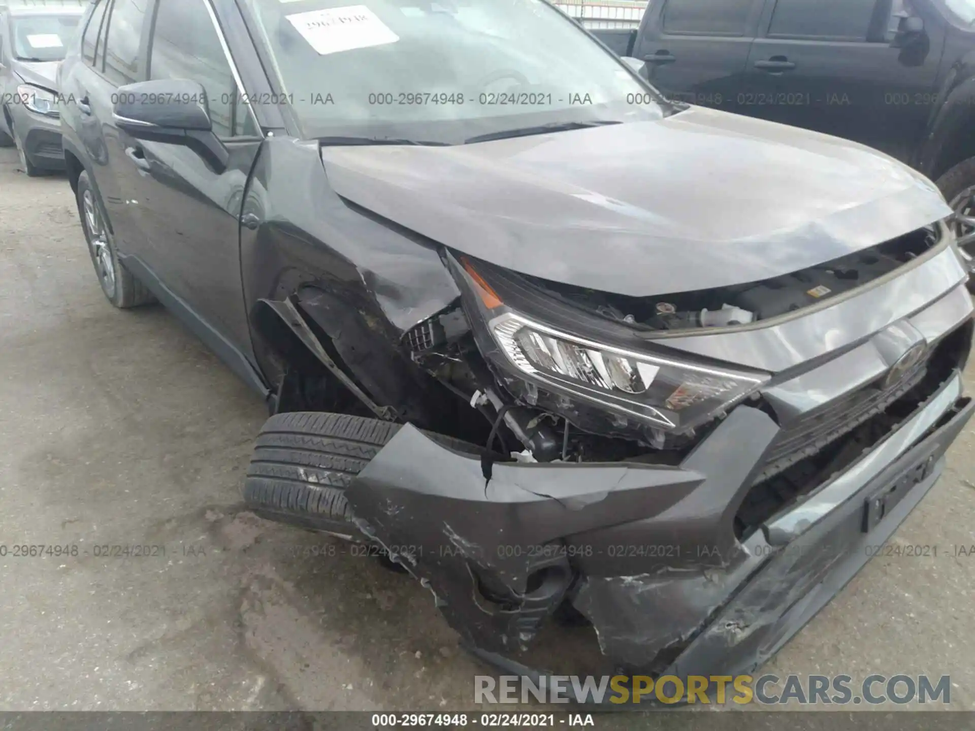 6 Photograph of a damaged car 2T3C1RFV8KC030302 TOYOTA RAV4 2019