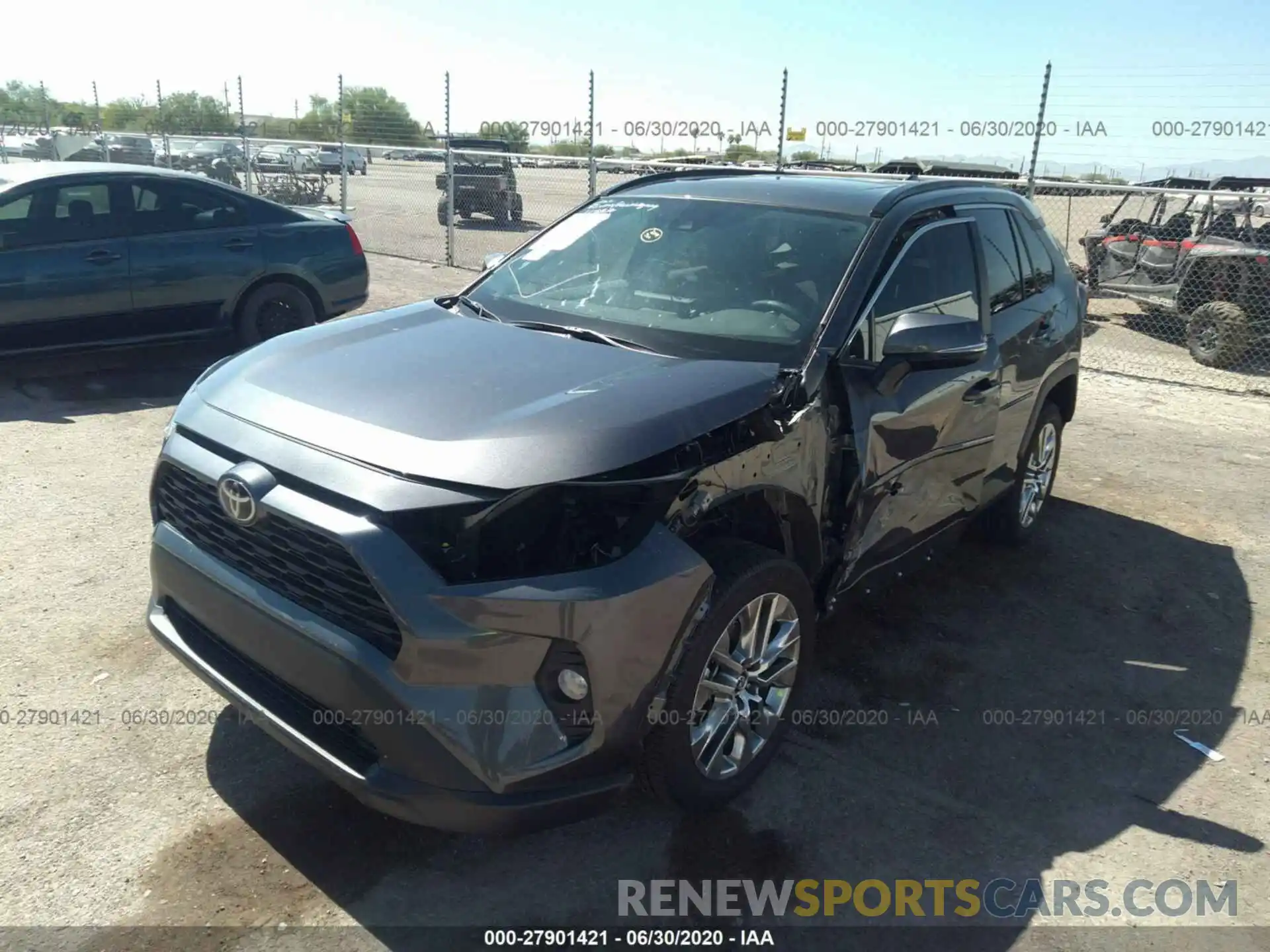 2 Photograph of a damaged car 2T3C1RFV8KC030882 TOYOTA RAV4 2019