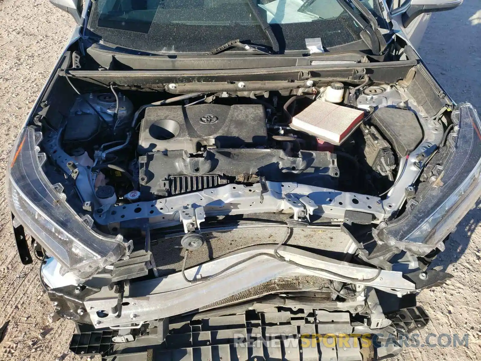 7 Фотография поврежденного автомобиля 2T3C1RFV8KW001672 TOYOTA RAV4 2019