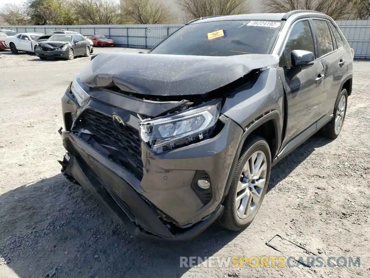 2 Photograph of a damaged car 2T3C1RFV8KW006404 TOYOTA RAV4 2019