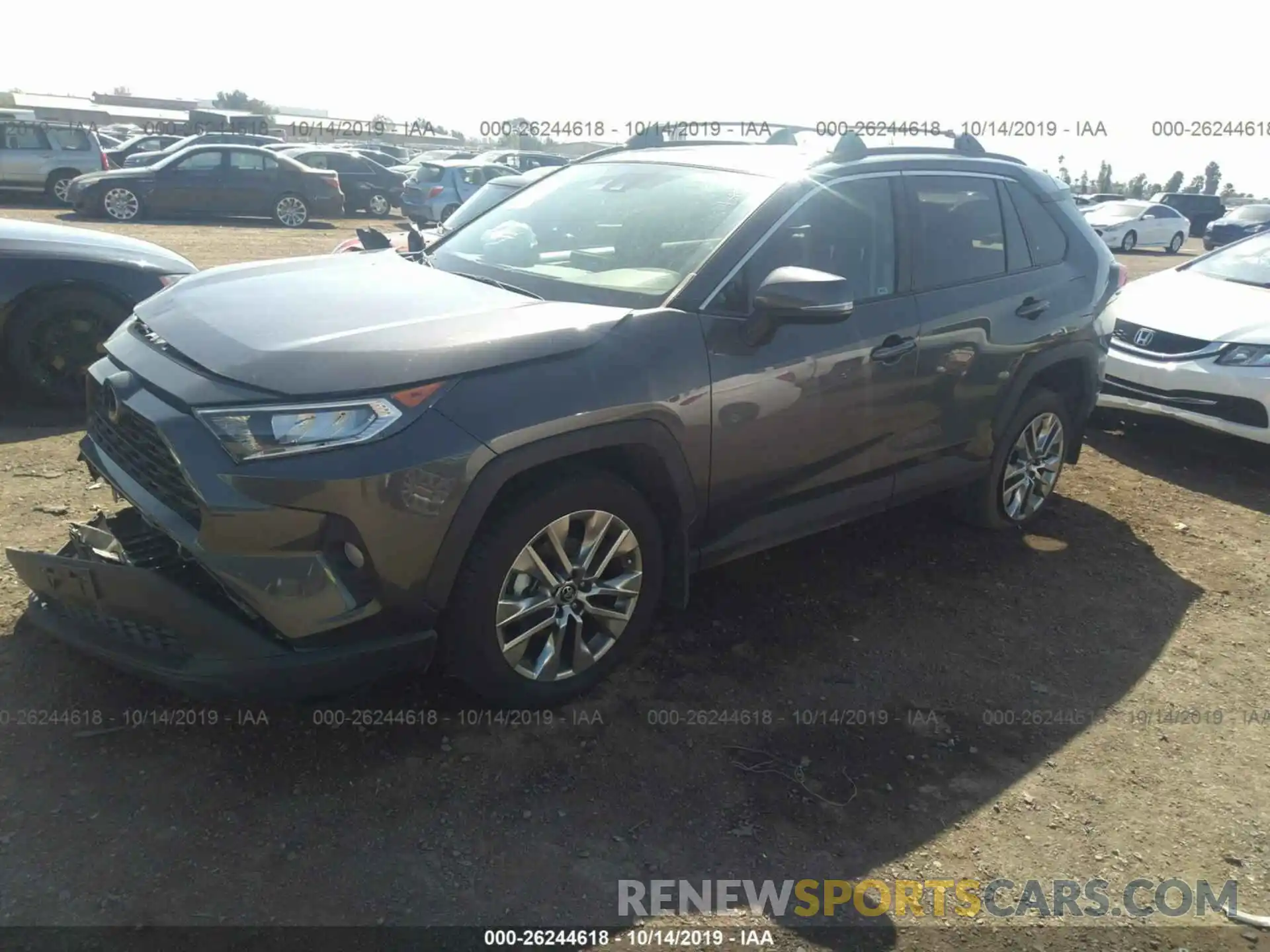 2 Фотография поврежденного автомобиля 2T3C1RFV8KW022134 TOYOTA RAV4 2019