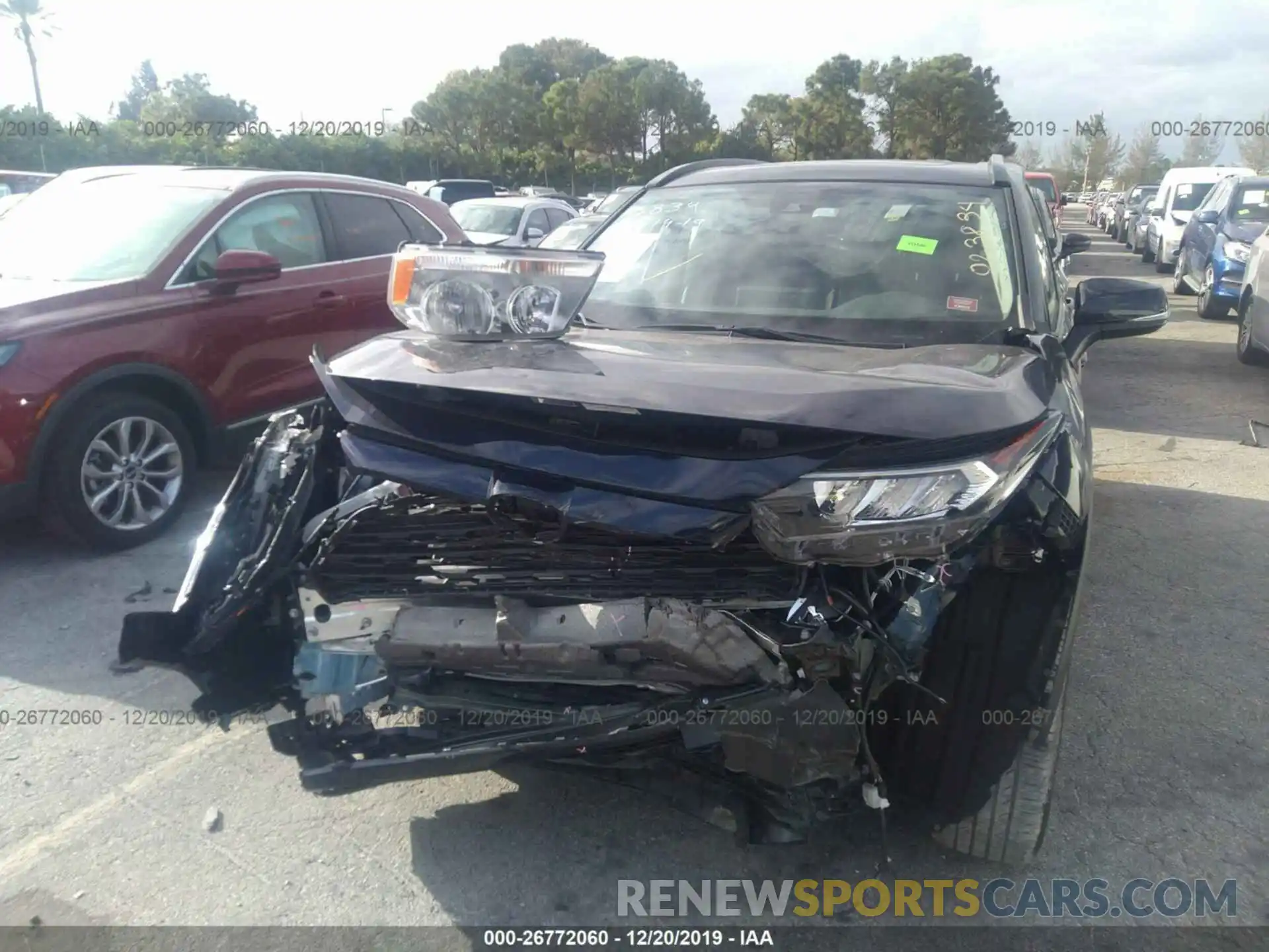 6 Photograph of a damaged car 2T3C1RFV8KW023834 TOYOTA RAV4 2019