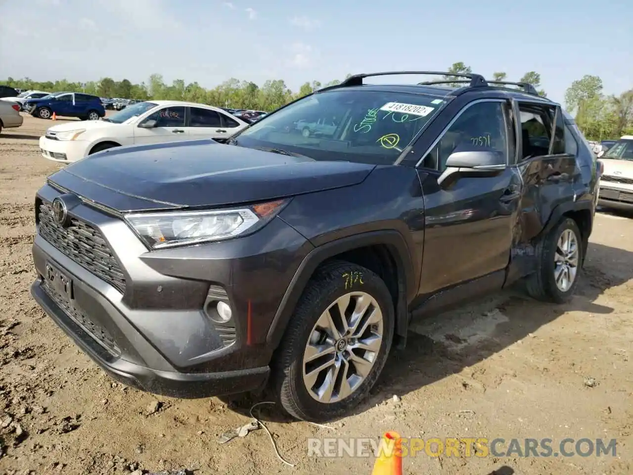 2 Photograph of a damaged car 2T3C1RFV9KC006882 TOYOTA RAV4 2019