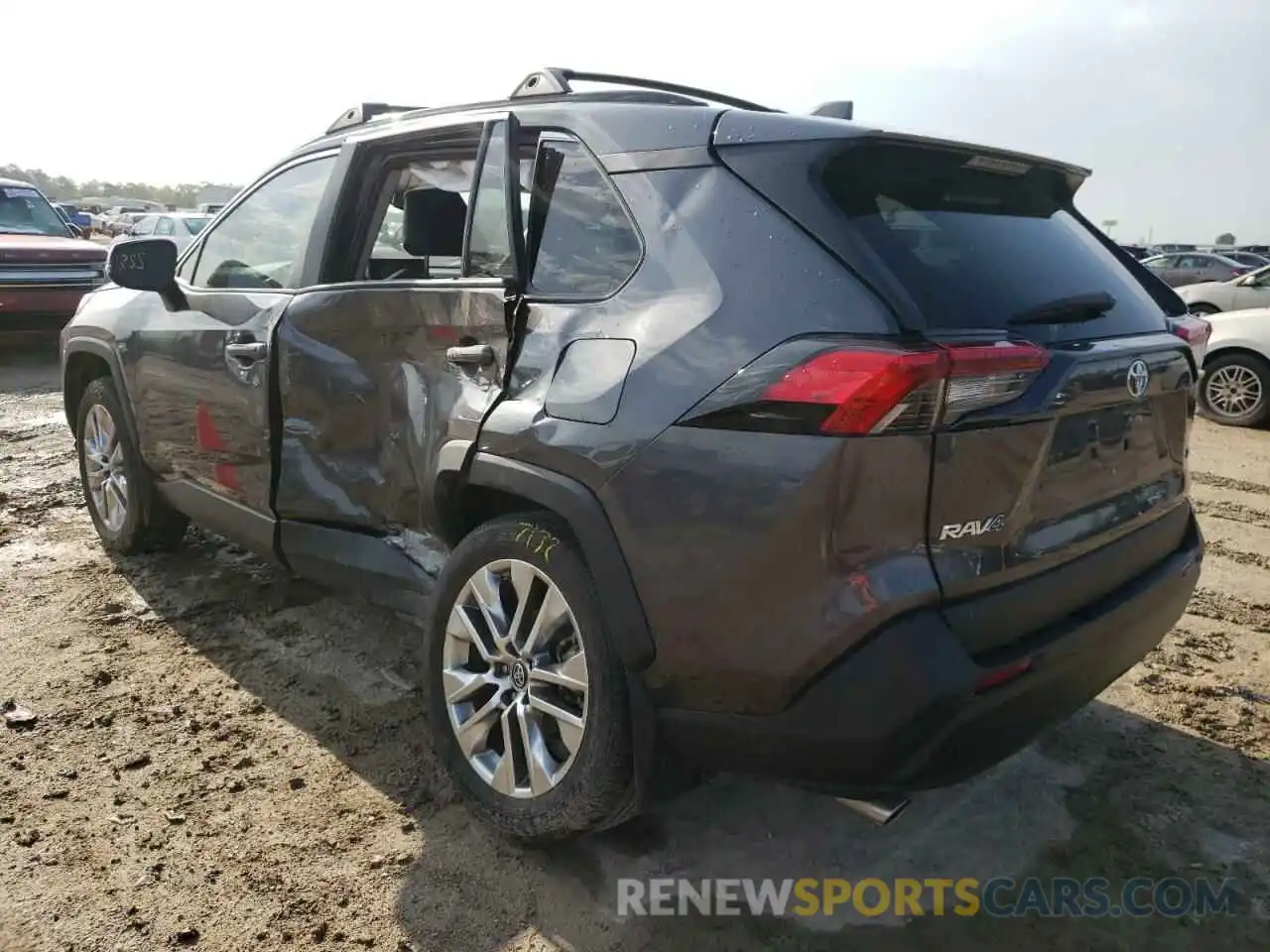 3 Photograph of a damaged car 2T3C1RFV9KC006882 TOYOTA RAV4 2019