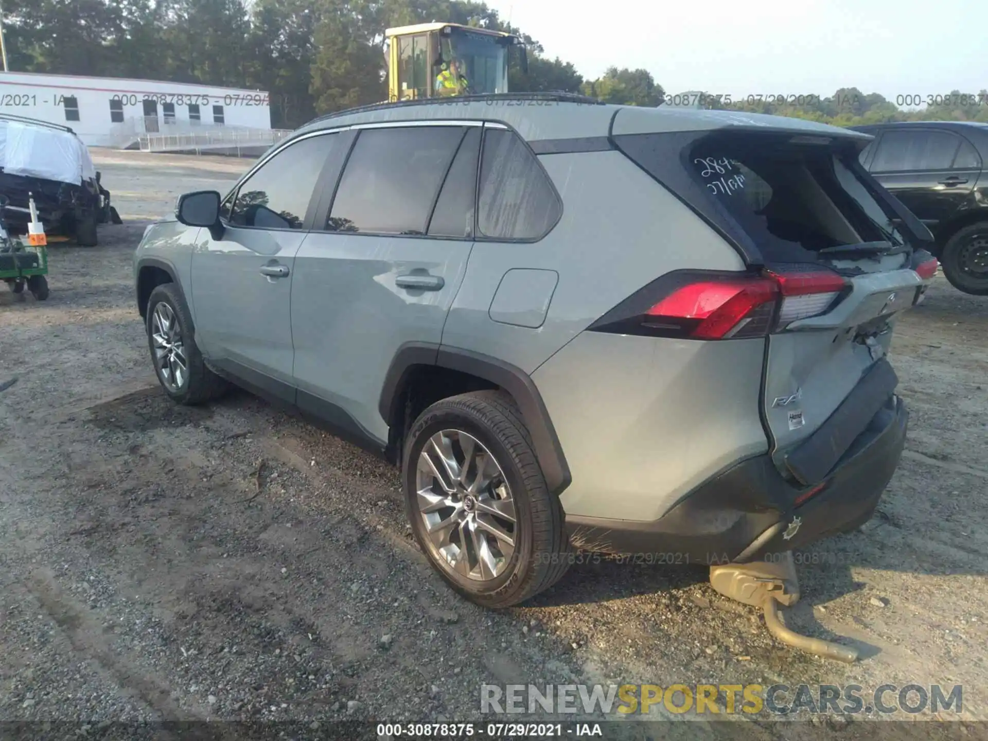 3 Фотография поврежденного автомобиля 2T3C1RFV9KC012844 TOYOTA RAV4 2019