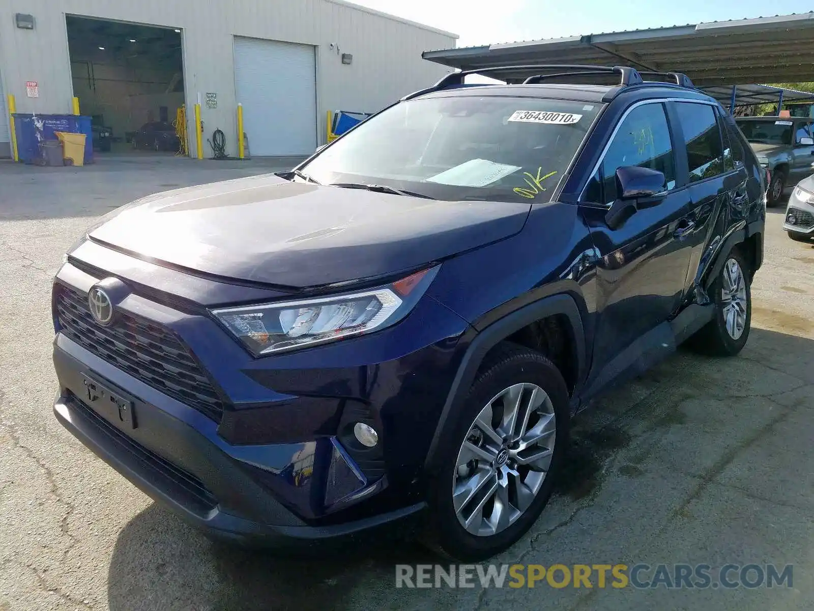 2 Photograph of a damaged car 2T3C1RFV9KC019261 TOYOTA RAV4 2019