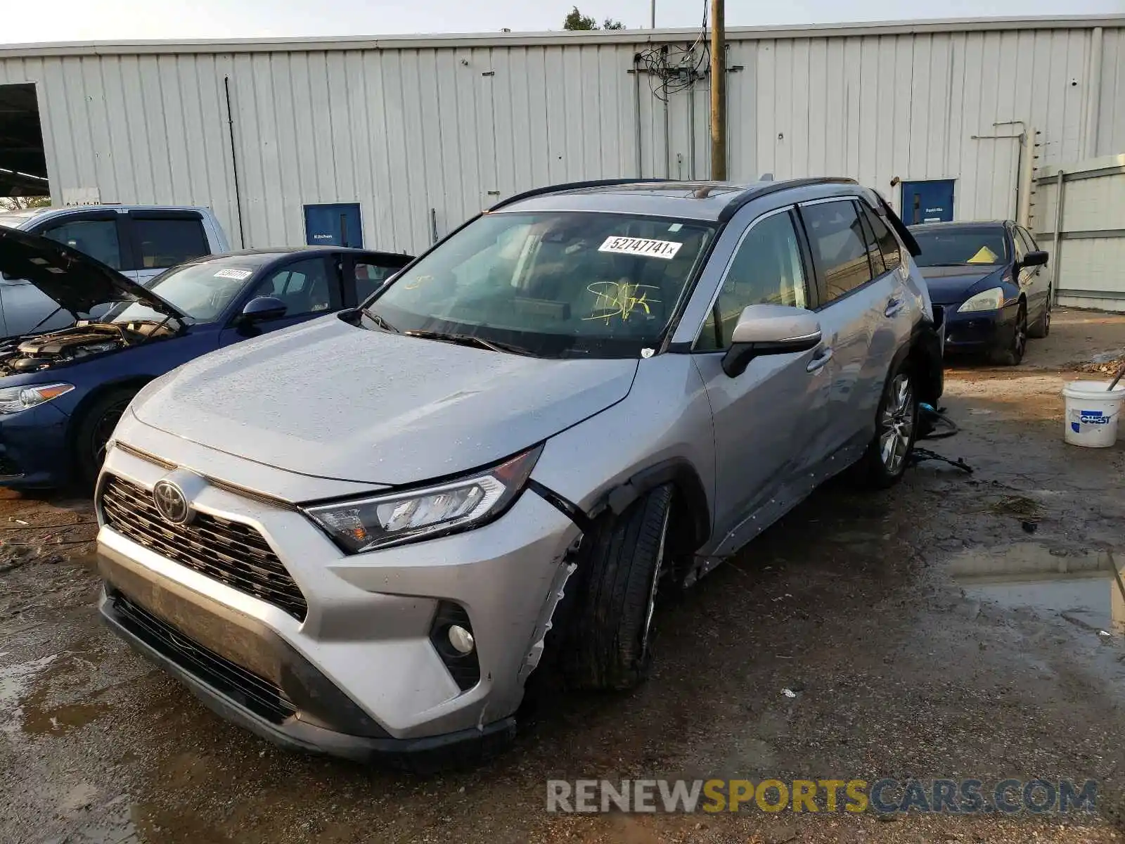 2 Фотография поврежденного автомобиля 2T3C1RFV9KW022238 TOYOTA RAV4 2019