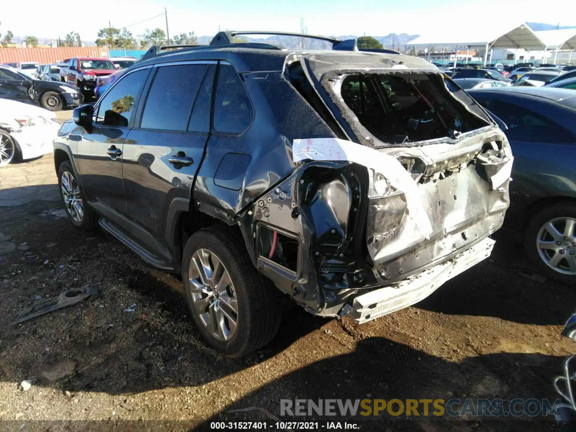 3 Photograph of a damaged car 2T3C1RFV9KW027598 TOYOTA RAV4 2019