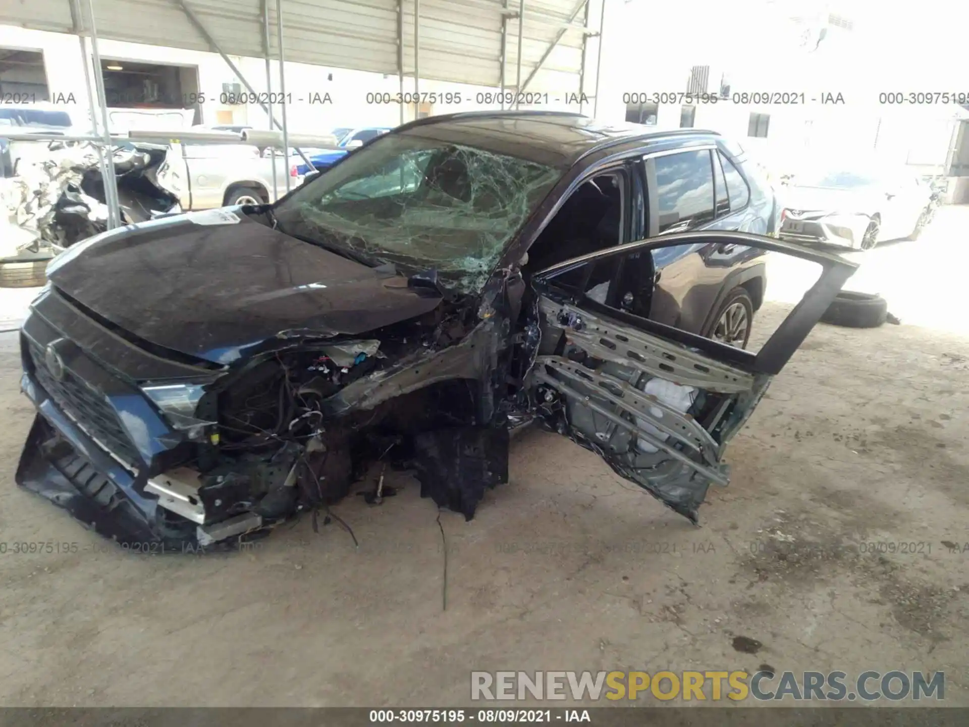 2 Photograph of a damaged car 2T3C1RFV9KW039881 TOYOTA RAV4 2019