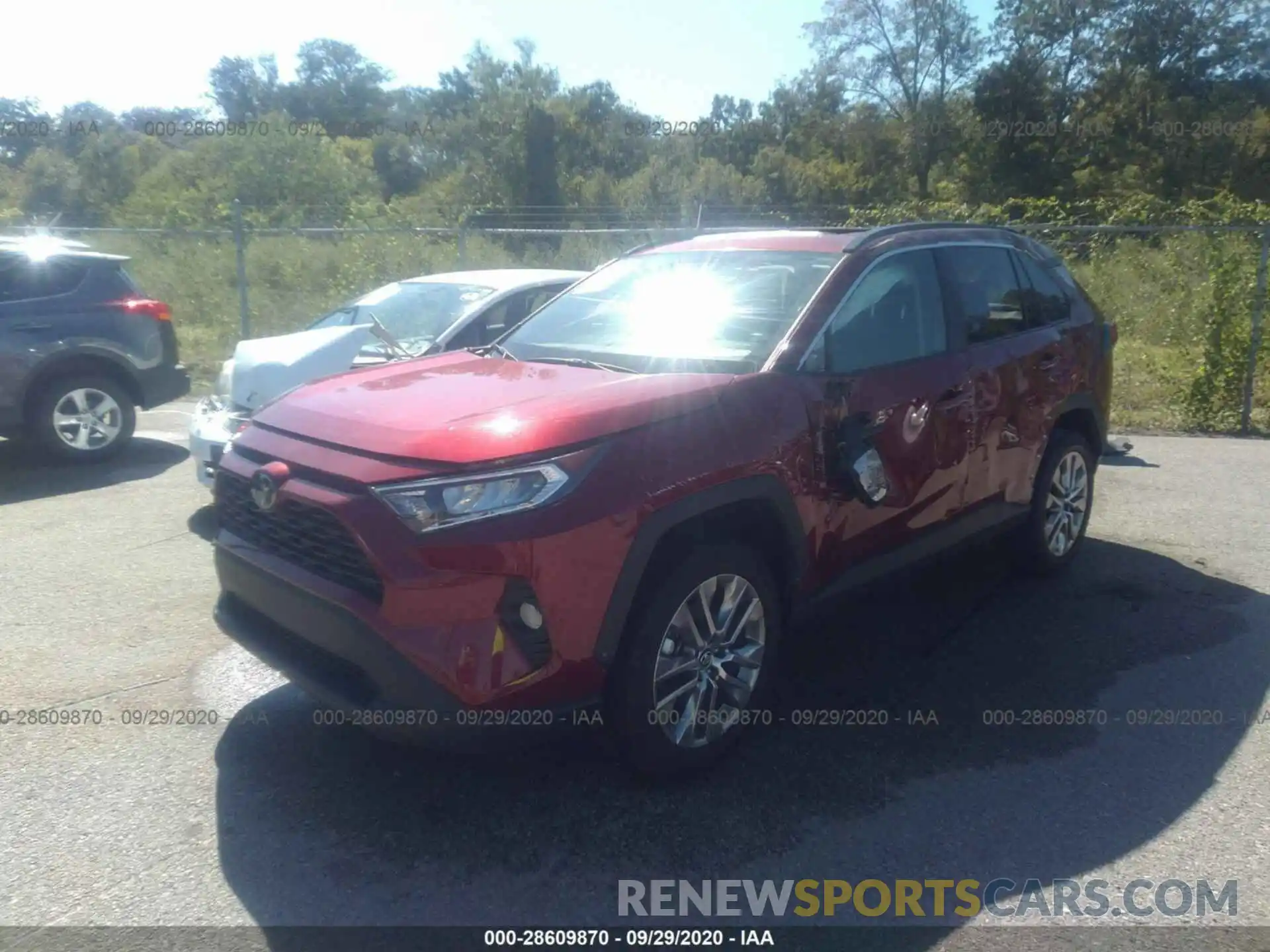 2 Фотография поврежденного автомобиля 2T3C1RFV9KW042683 TOYOTA RAV4 2019