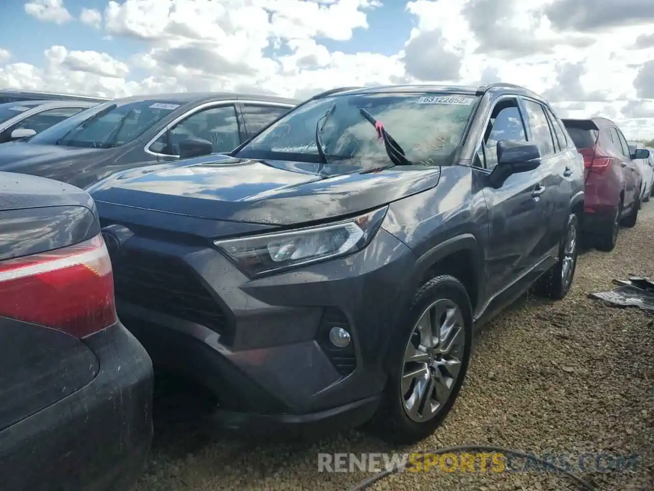 2 Photograph of a damaged car 2T3C1RFV9KW056714 TOYOTA RAV4 2019