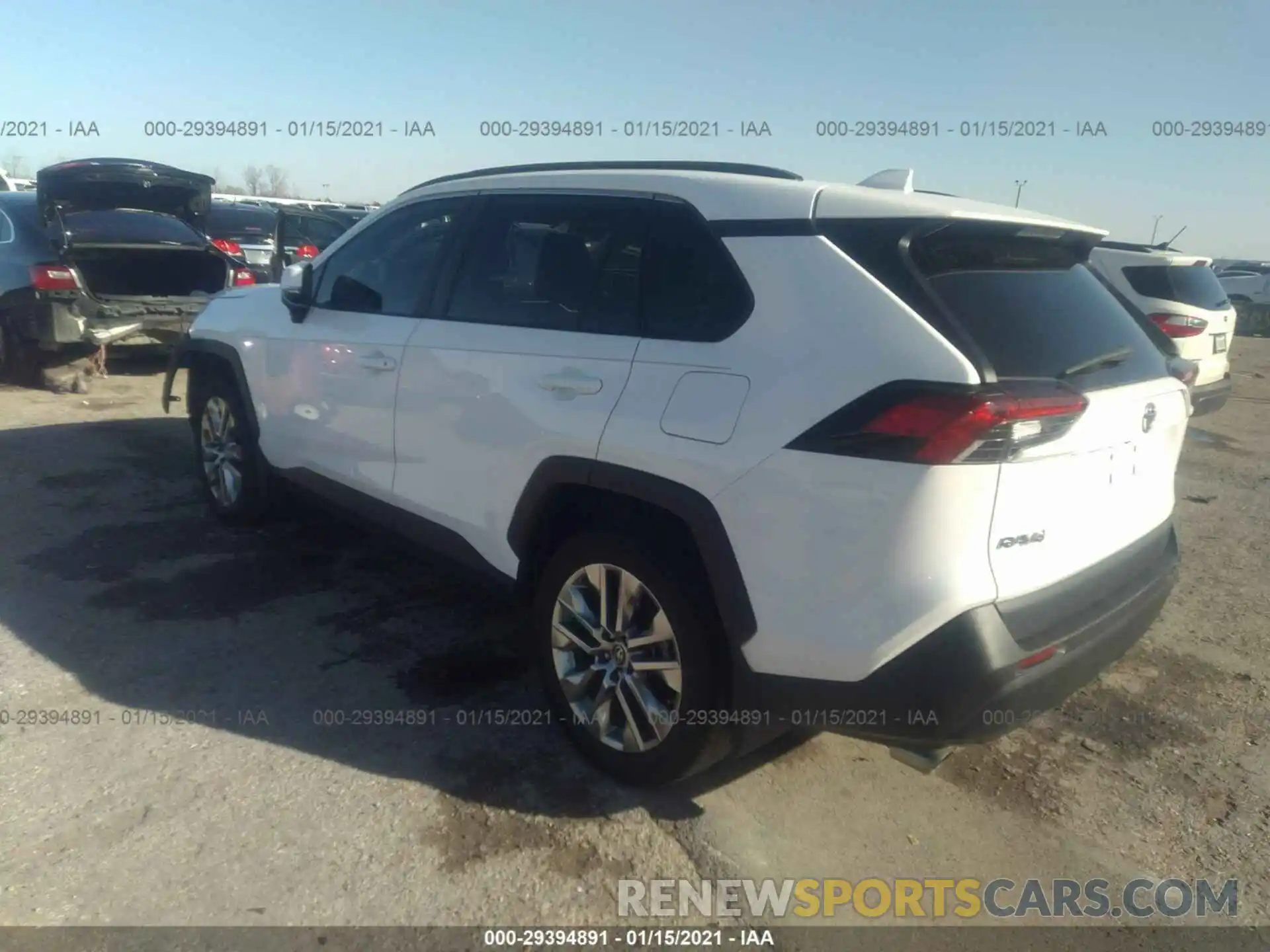 3 Photograph of a damaged car 2T3C1RFVXKC008155 TOYOTA RAV4 2019