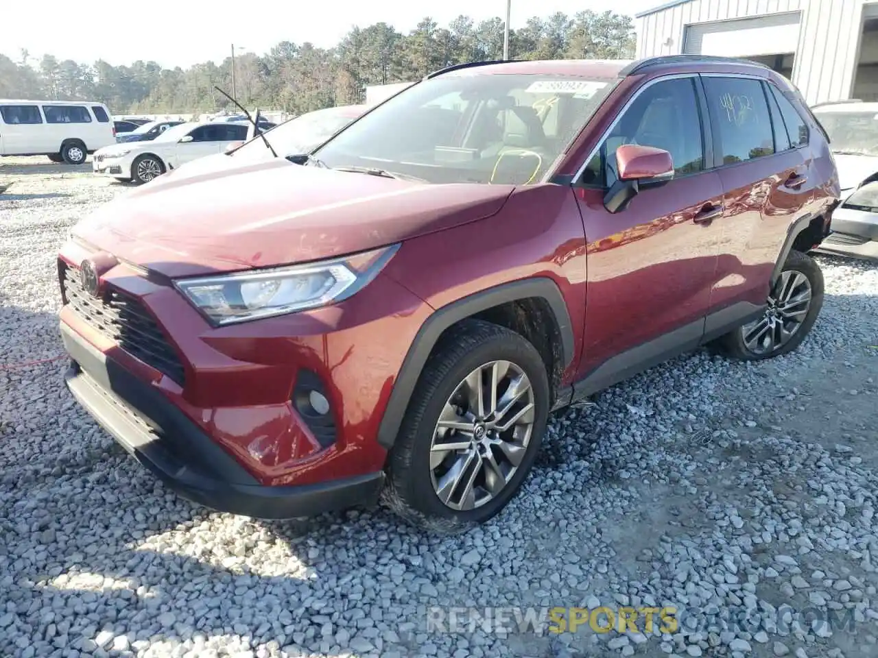 2 Фотография поврежденного автомобиля 2T3C1RFVXKC013663 TOYOTA RAV4 2019