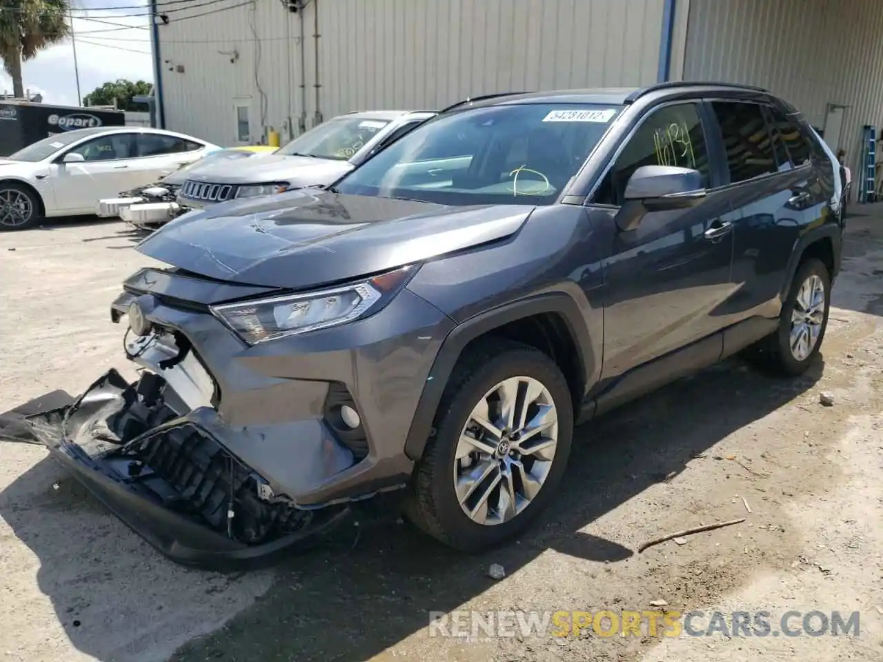 2 Photograph of a damaged car 2T3C1RFVXKC021911 TOYOTA RAV4 2019