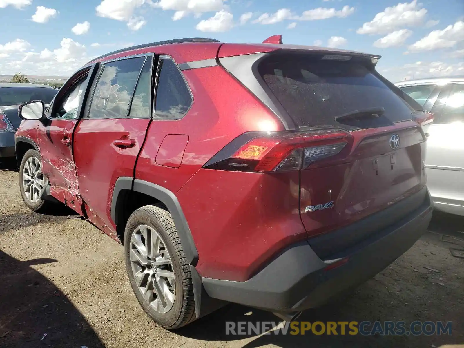 3 Фотография поврежденного автомобиля 2T3C1RFVXKC027367 TOYOTA RAV4 2019