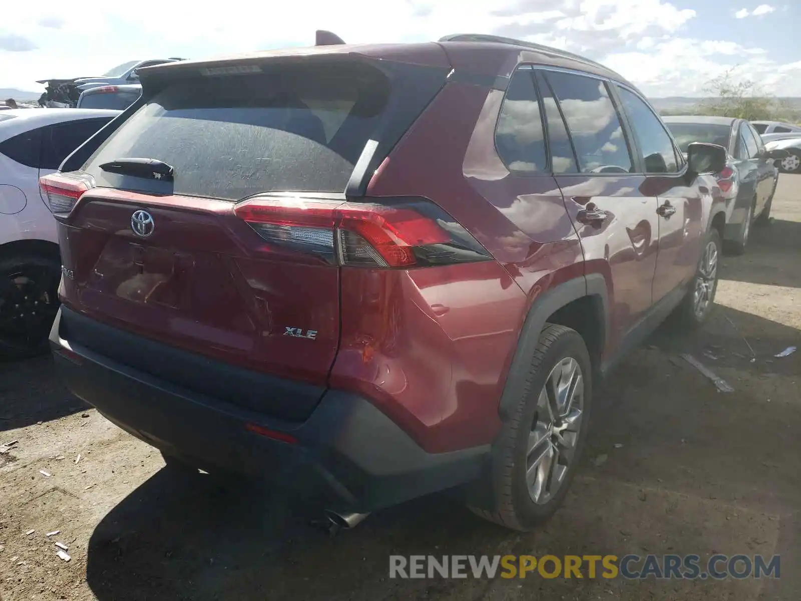 4 Фотография поврежденного автомобиля 2T3C1RFVXKC027367 TOYOTA RAV4 2019