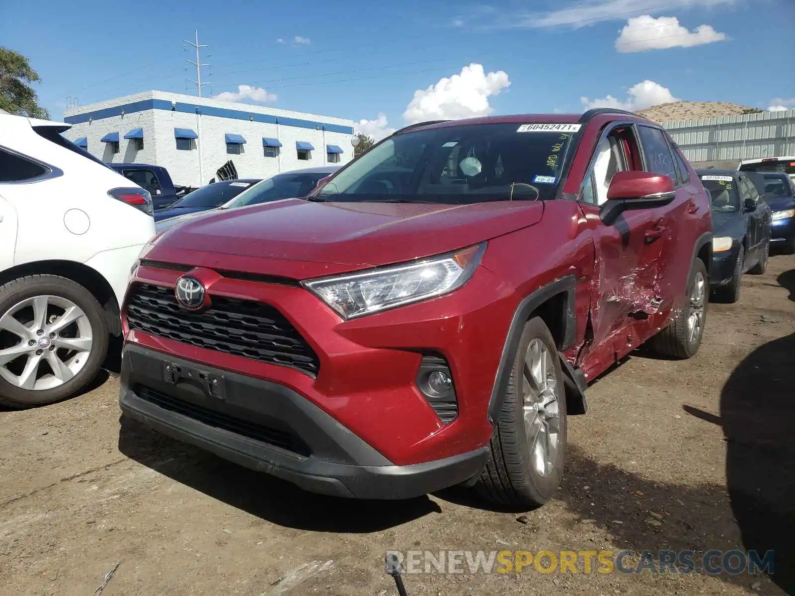 9 Фотография поврежденного автомобиля 2T3C1RFVXKC027367 TOYOTA RAV4 2019