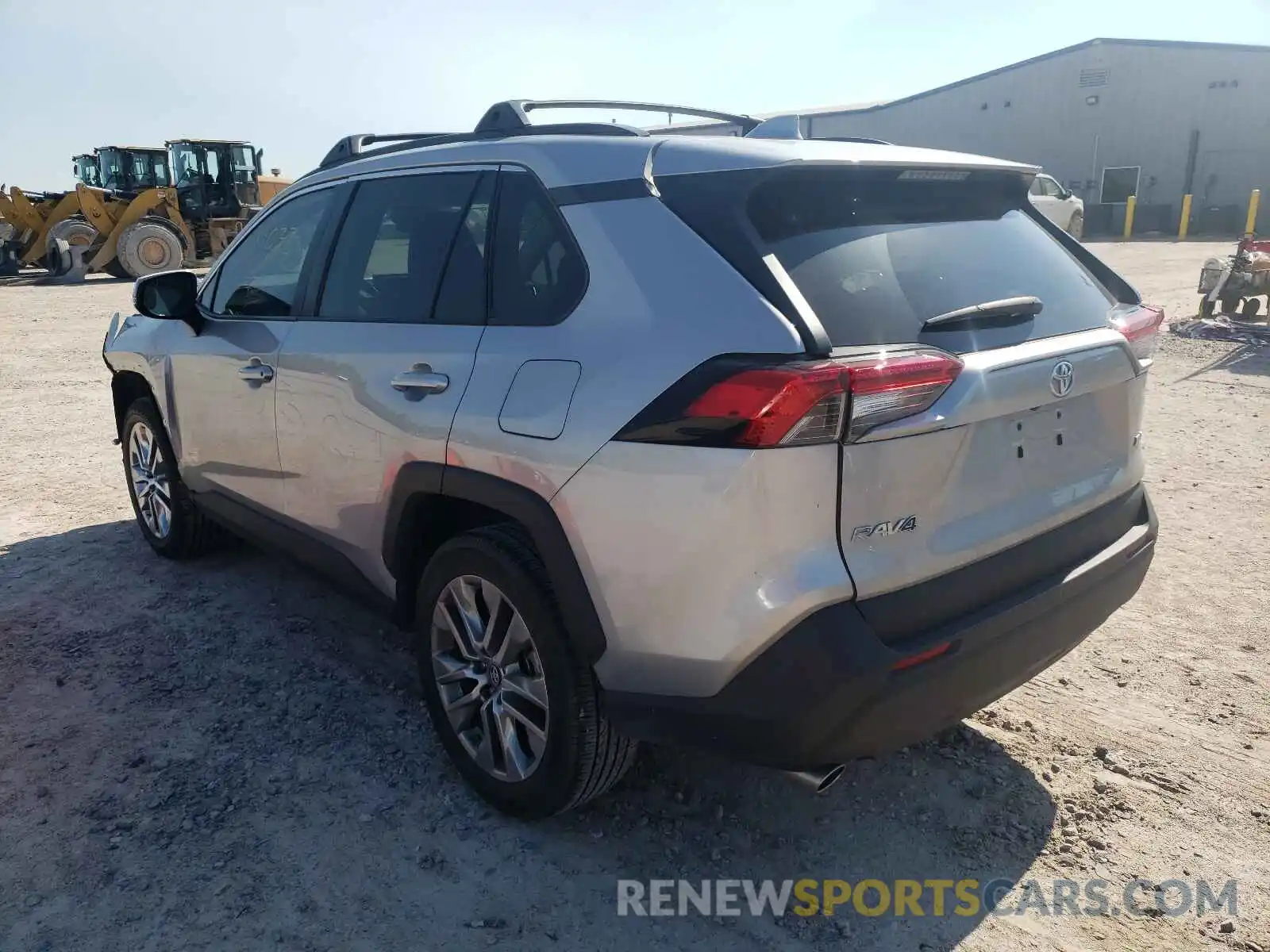 3 Photograph of a damaged car 2T3C1RFVXKC030172 TOYOTA RAV4 2019