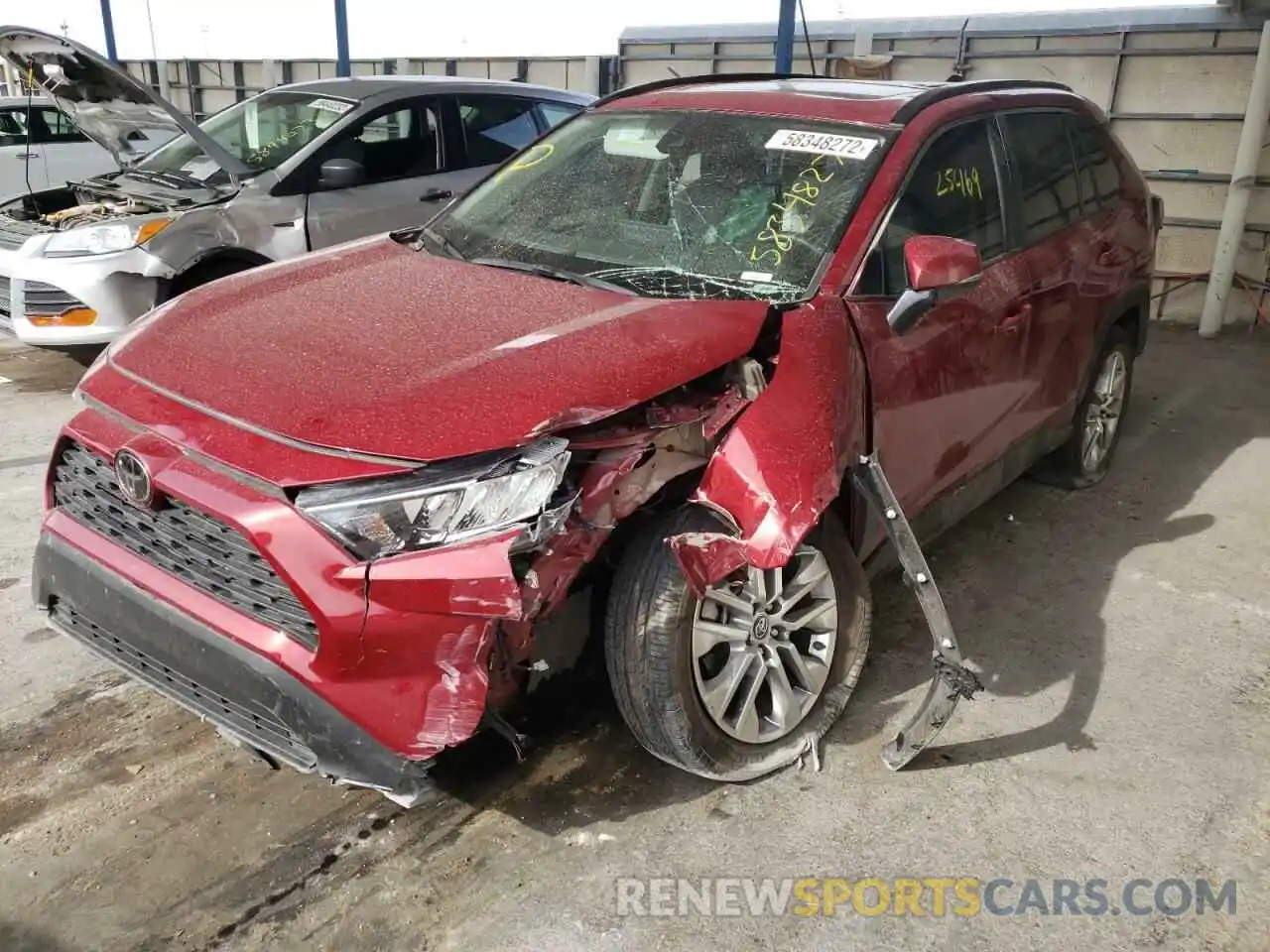 2 Photograph of a damaged car 2T3C1RFVXKW024063 TOYOTA RAV4 2019