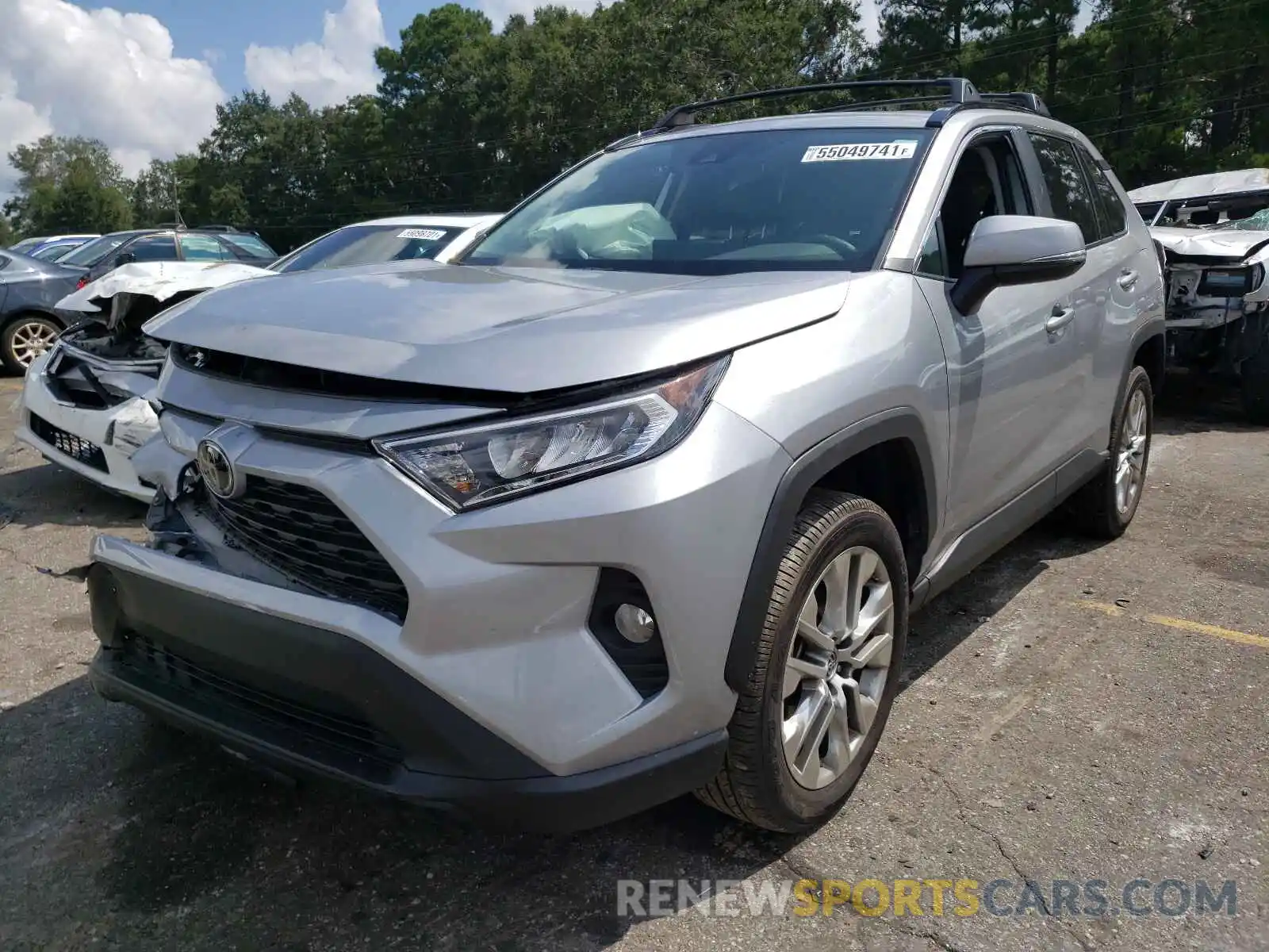 2 Фотография поврежденного автомобиля 2T3C1RFVXKW026914 TOYOTA RAV4 2019