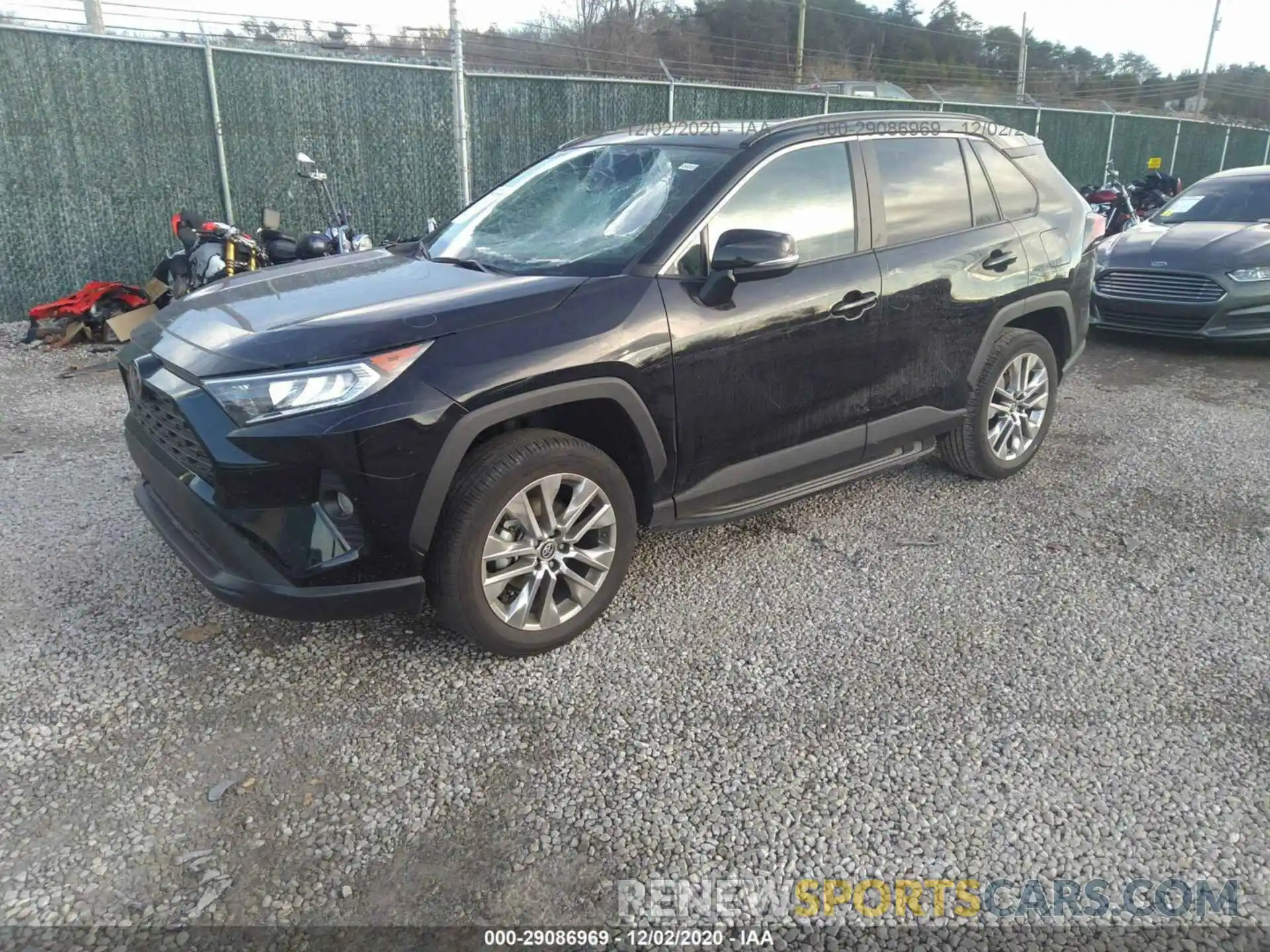 2 Фотография поврежденного автомобиля 2T3C1RFVXKW047861 TOYOTA RAV4 2019