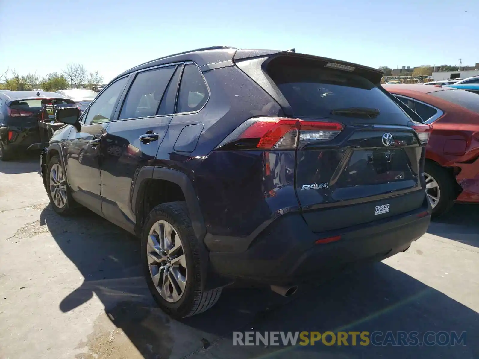 3 Photograph of a damaged car 2T3C1RFVXKW056396 TOYOTA RAV4 2019