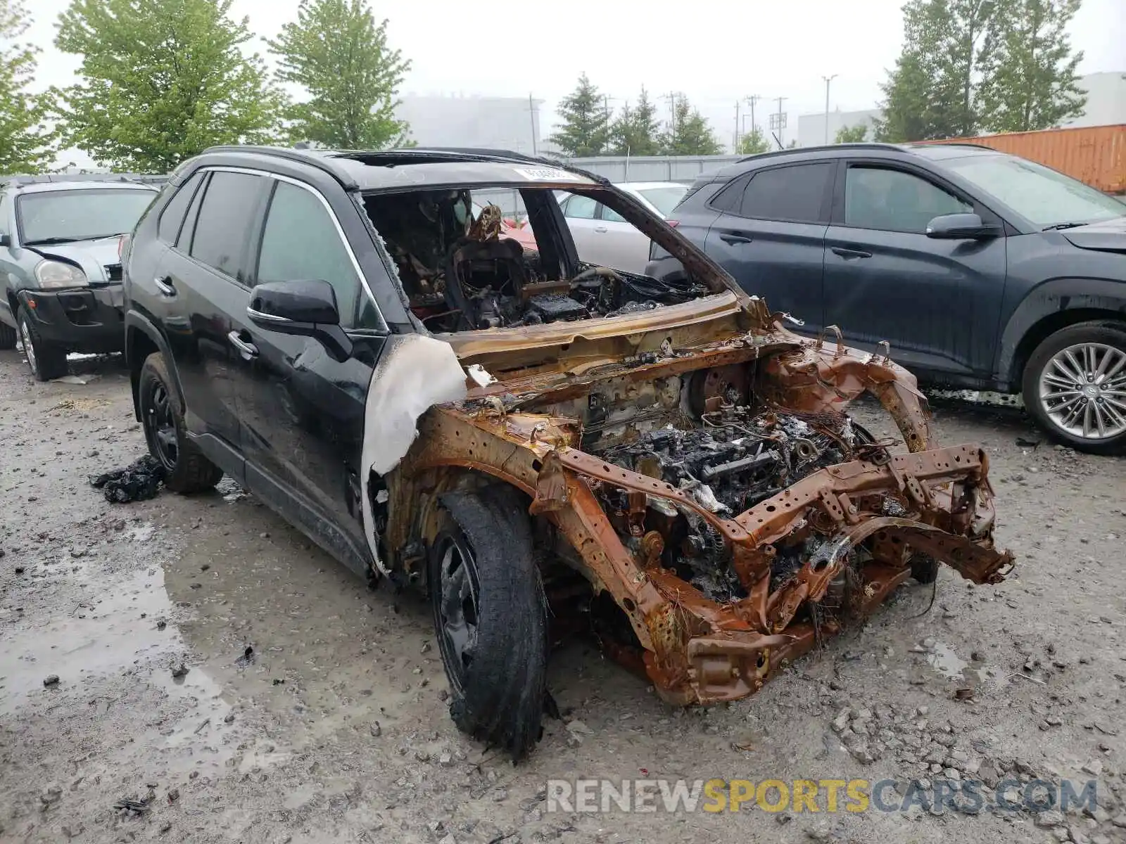 1 Photograph of a damaged car 2T3D1RFV6KW022850 TOYOTA RAV4 2019