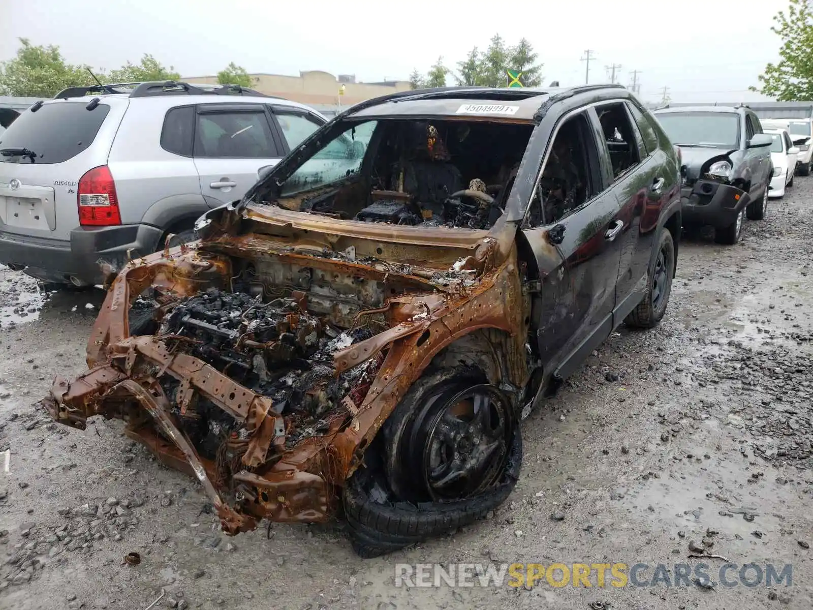 2 Photograph of a damaged car 2T3D1RFV6KW022850 TOYOTA RAV4 2019