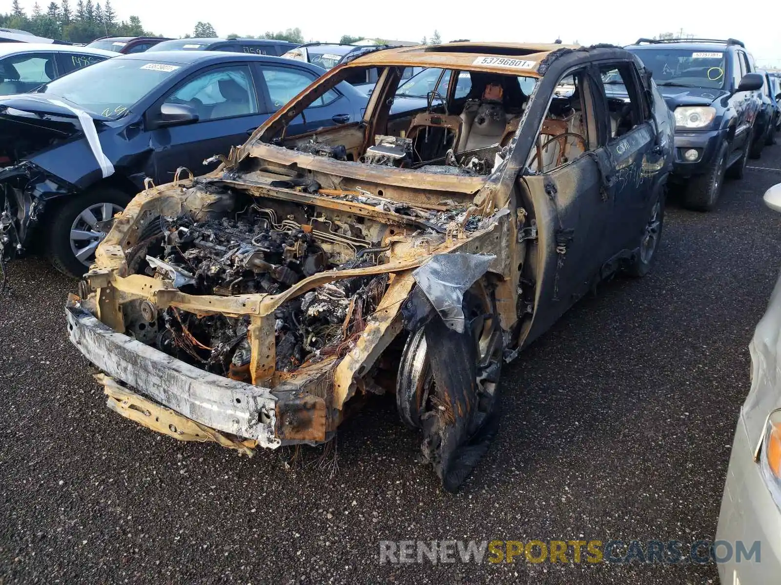 2 Photograph of a damaged car 2T3D1RFV9KW027590 TOYOTA RAV4 2019