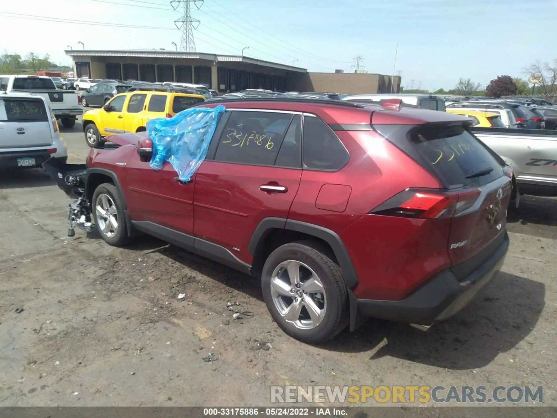 3 Photograph of a damaged car 2T3DWRFV0KW013174 TOYOTA RAV4 2019