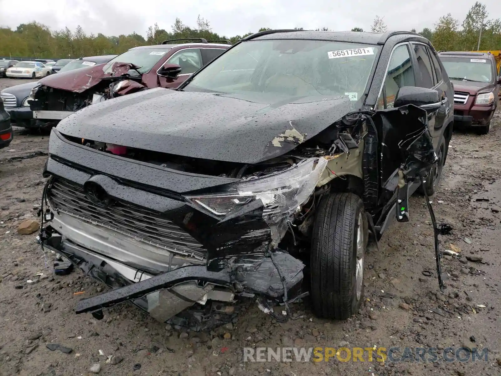 2 Photograph of a damaged car 2T3DWRFV0KW013238 TOYOTA RAV4 2019