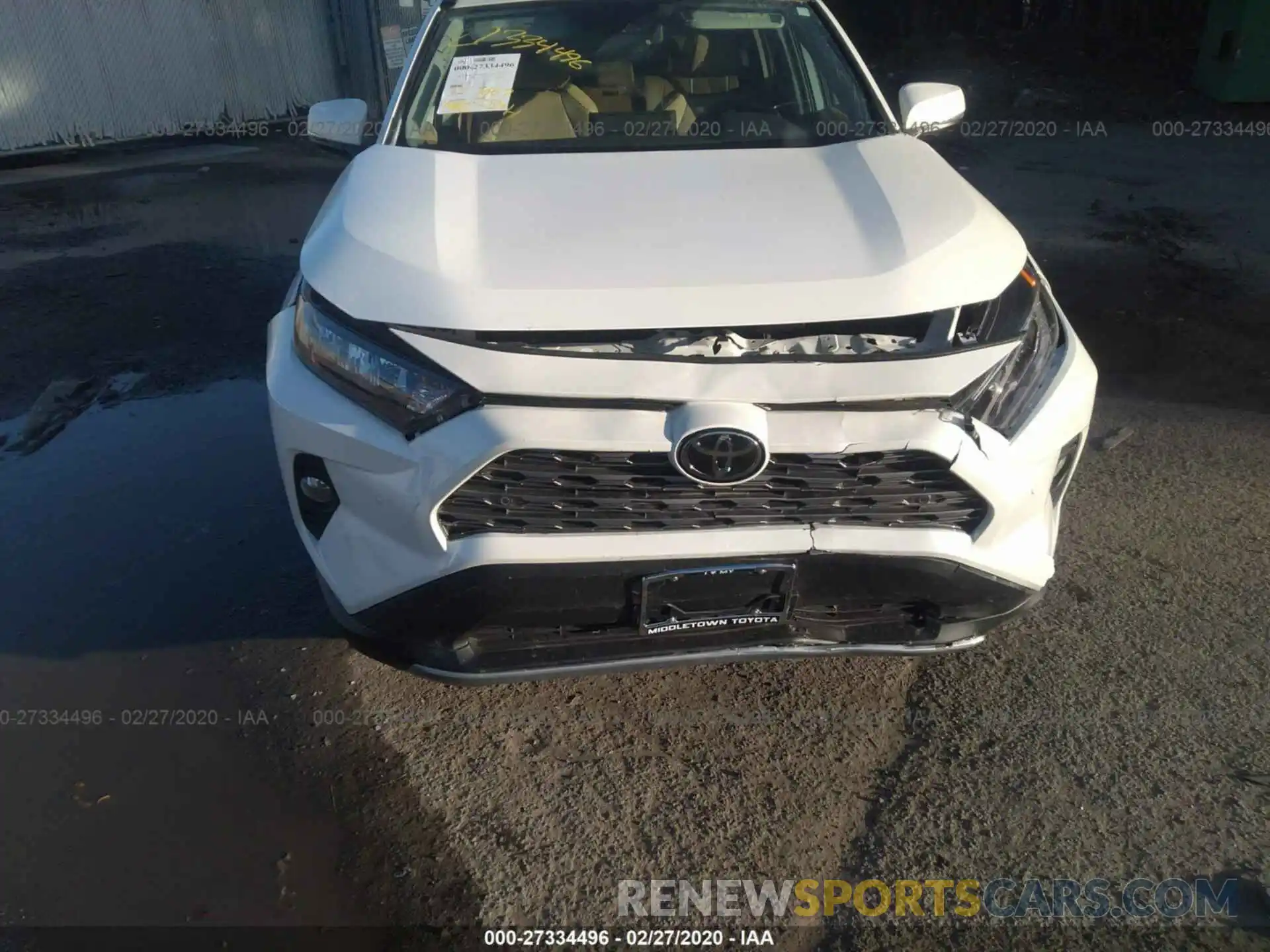 6 Фотография поврежденного автомобиля 2T3DWRFV0KW013384 TOYOTA RAV4 2019