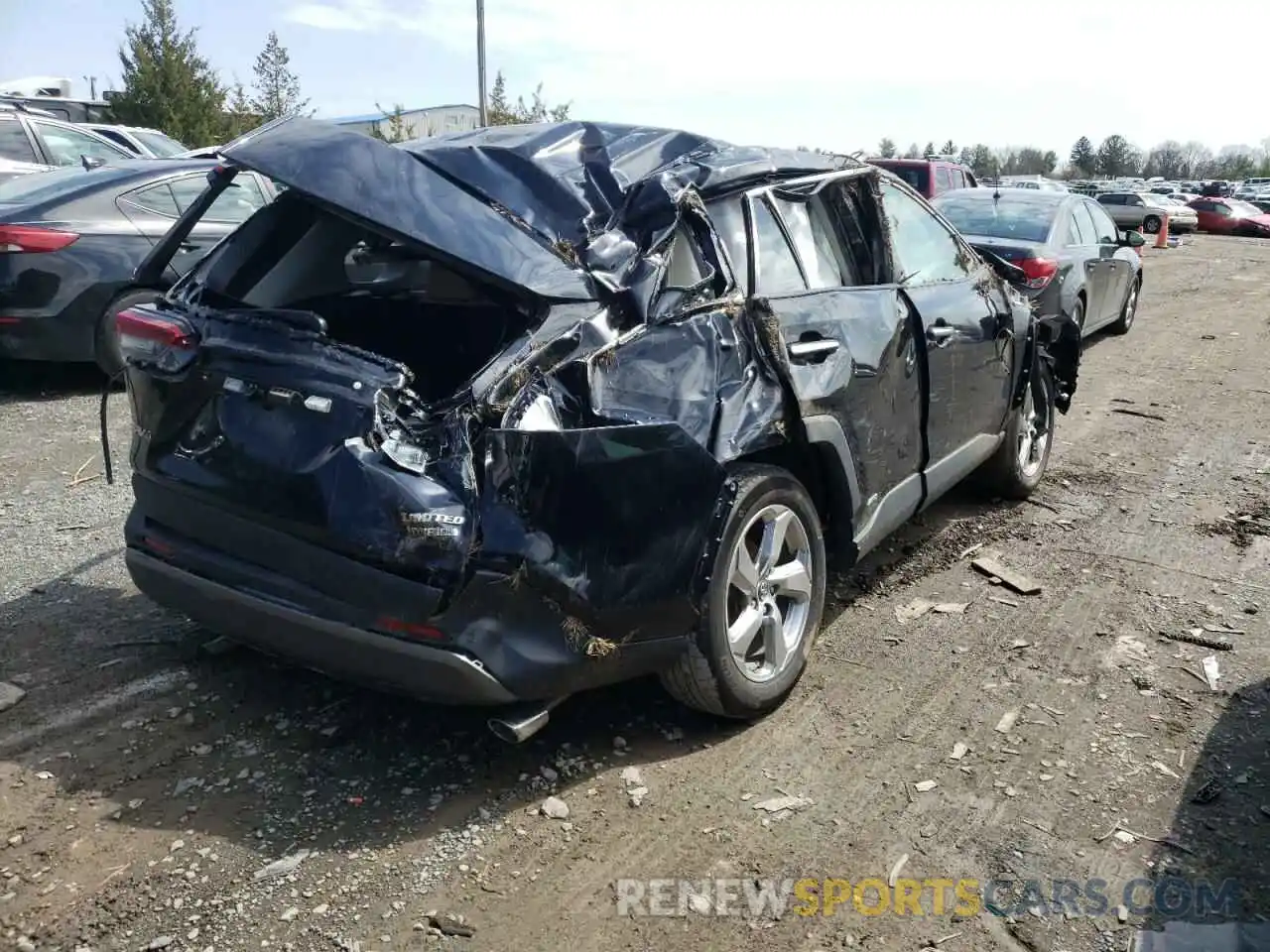 4 Photograph of a damaged car 2T3DWRFV0KW017774 TOYOTA RAV4 2019