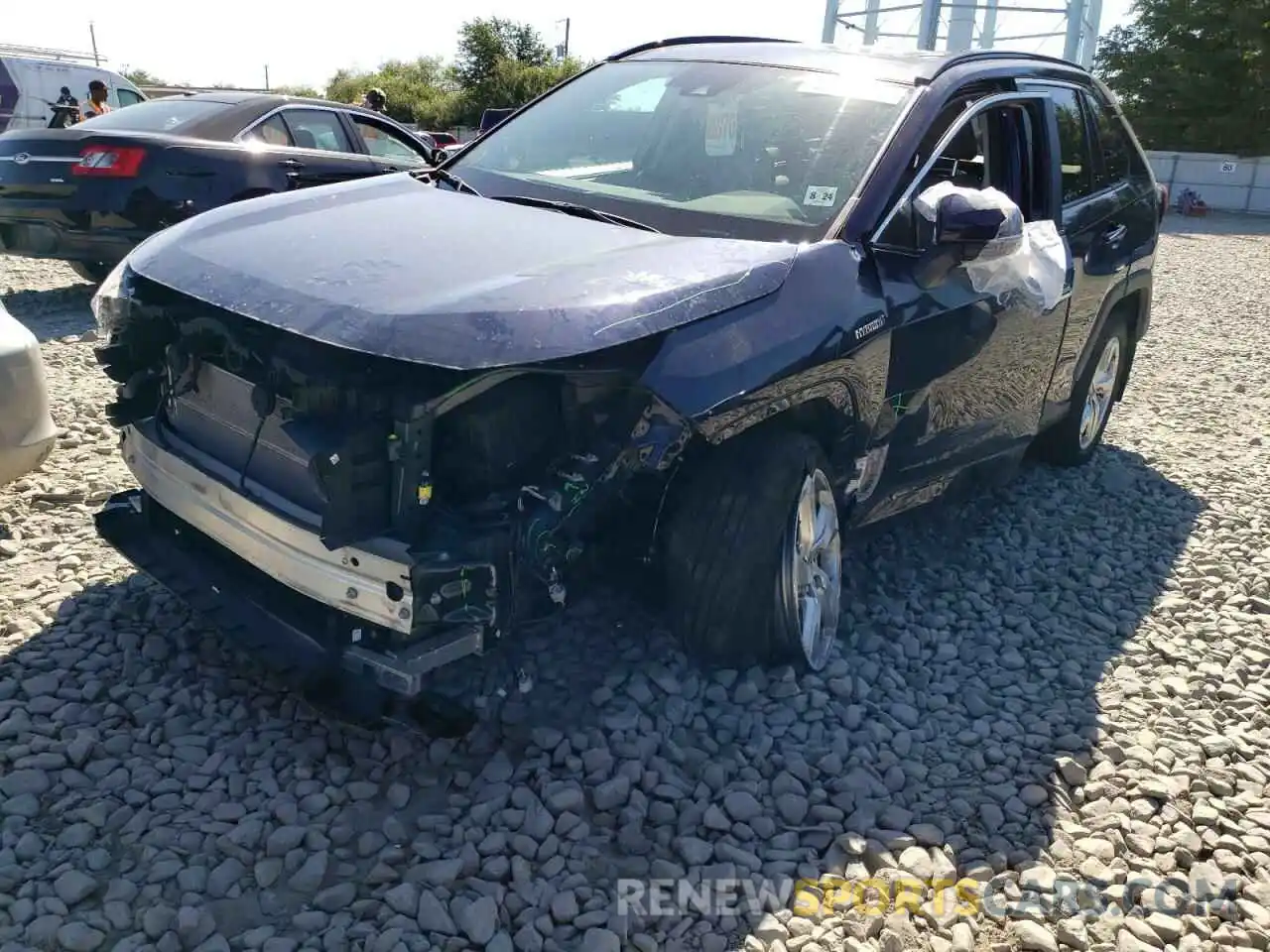 2 Photograph of a damaged car 2T3DWRFV0KW020013 TOYOTA RAV4 2019