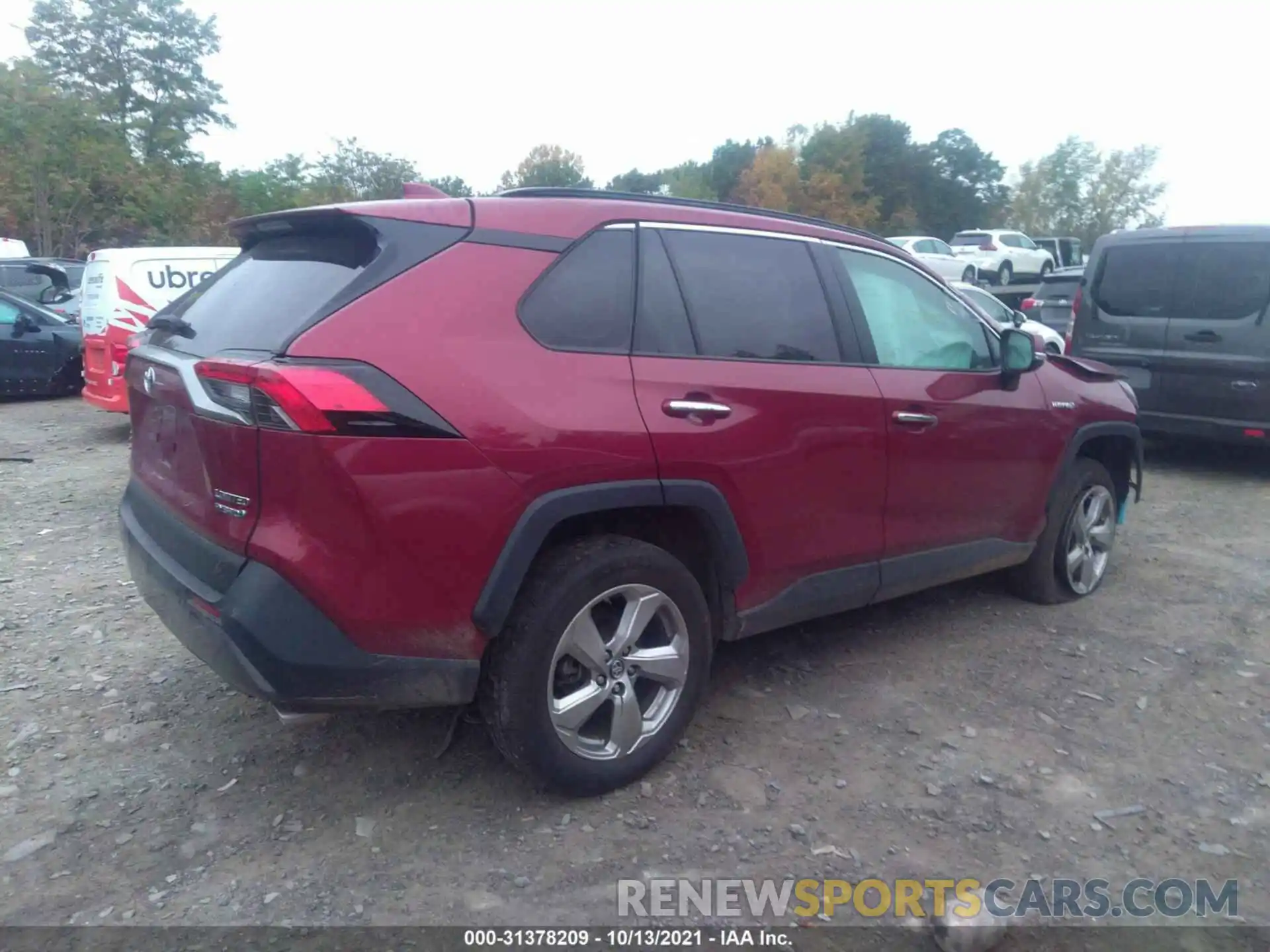 4 Фотография поврежденного автомобиля 2T3DWRFV0KW041671 TOYOTA RAV4 2019