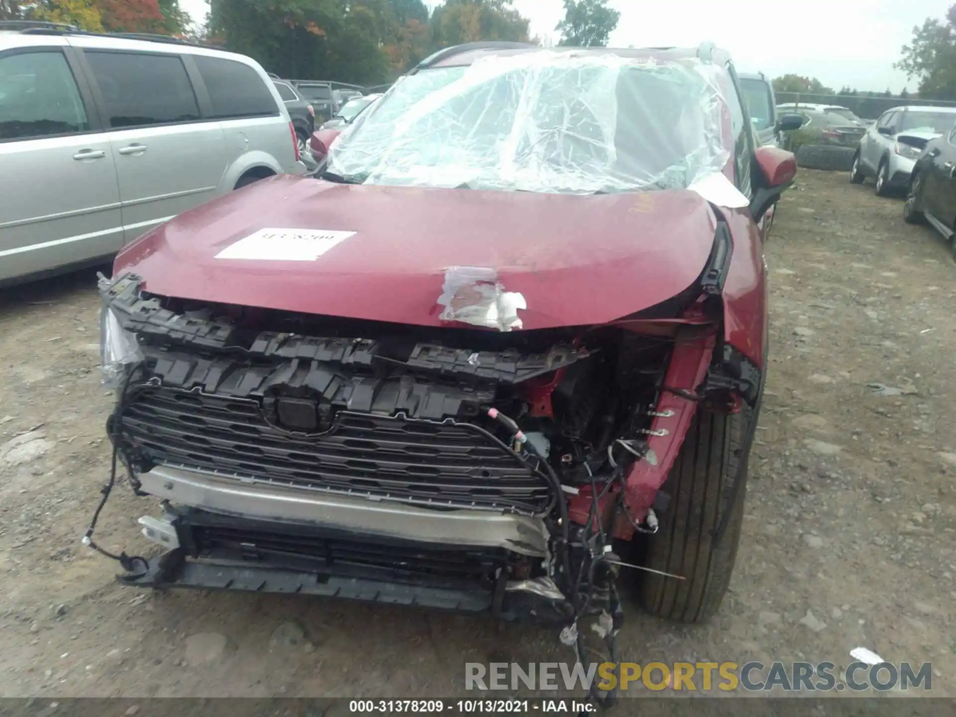 6 Photograph of a damaged car 2T3DWRFV0KW041671 TOYOTA RAV4 2019