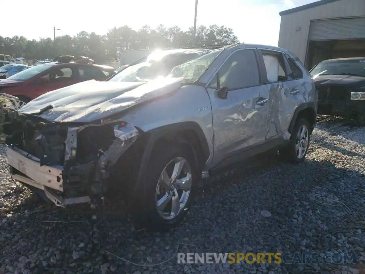 2 Photograph of a damaged car 2T3DWRFV0KW043646 TOYOTA RAV4 2019