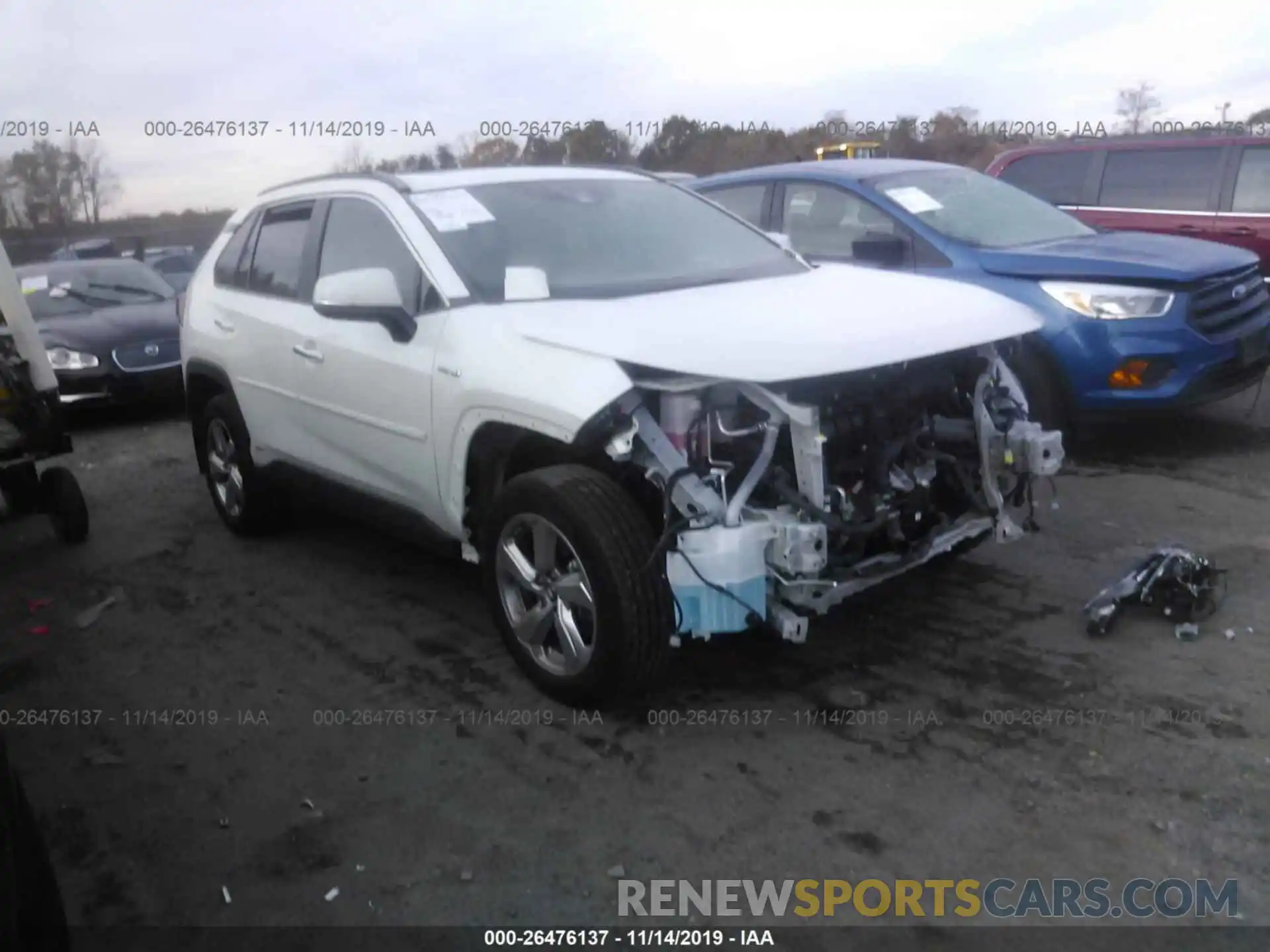 1 Photograph of a damaged car 2T3DWRFV1KW011966 TOYOTA RAV4 2019