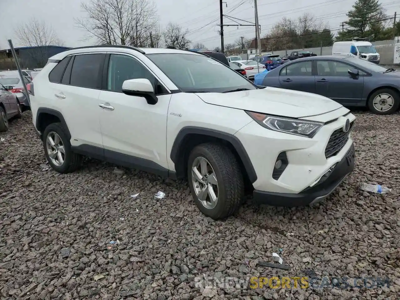 4 Фотография поврежденного автомобиля 2T3DWRFV1KW015161 TOYOTA RAV4 2019