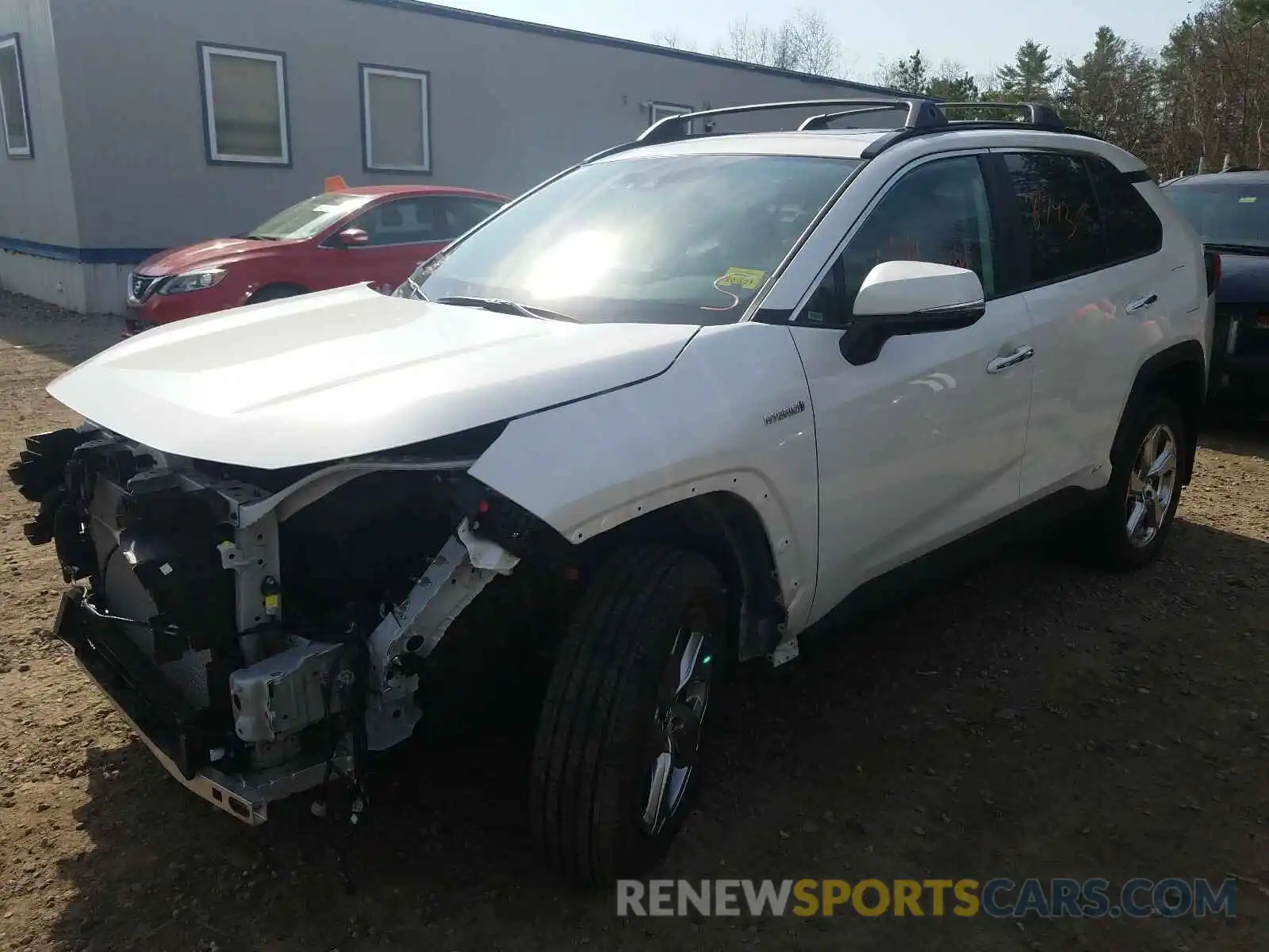 2 Photograph of a damaged car 2T3DWRFV1KW019131 TOYOTA RAV4 2019