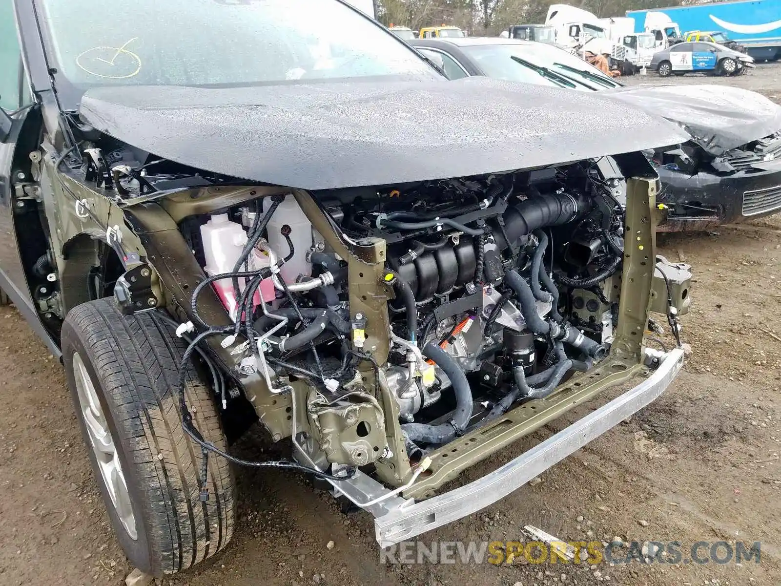 9 Photograph of a damaged car 2T3DWRFV1KW027259 TOYOTA RAV4 2019