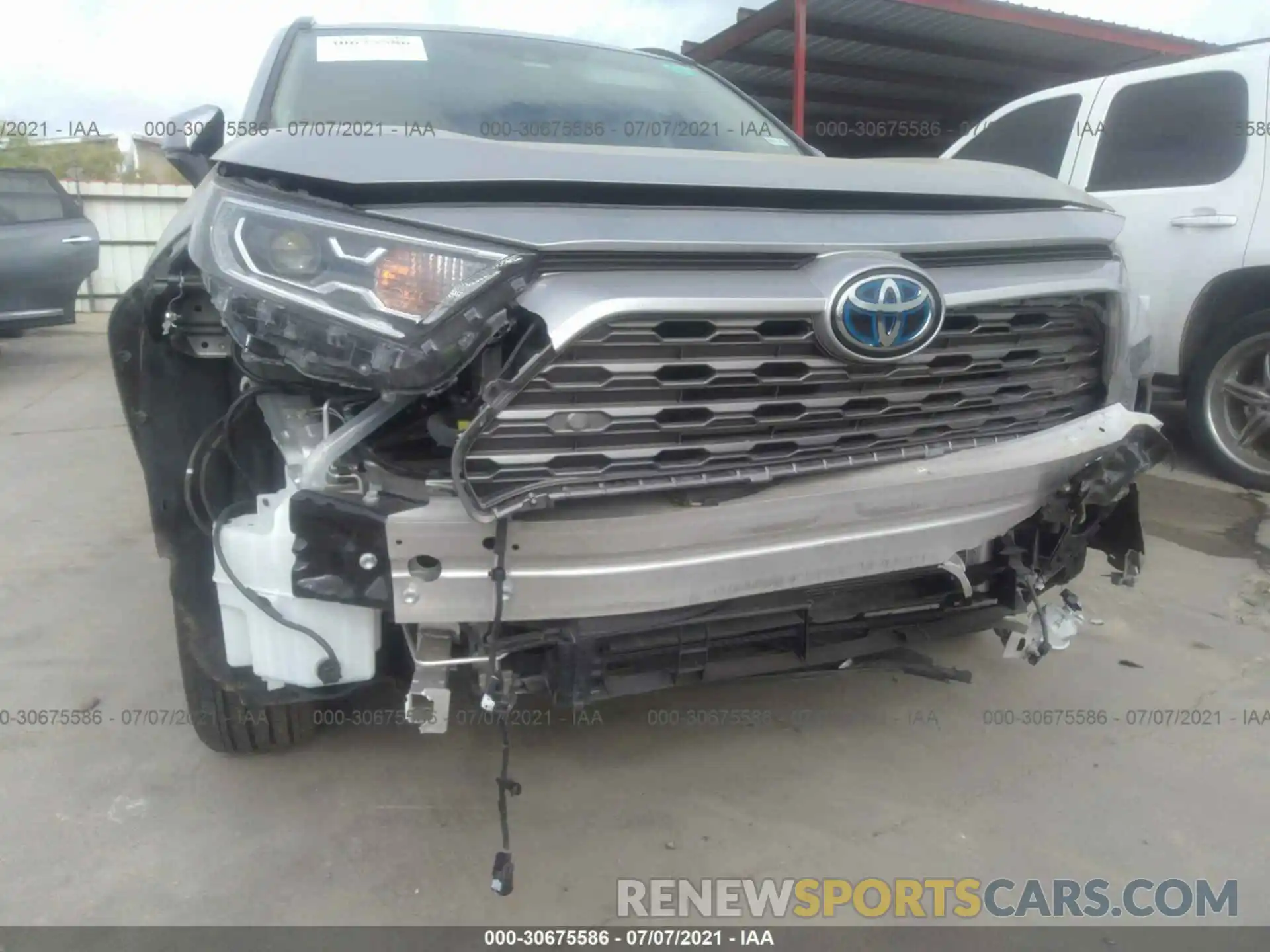 6 Photograph of a damaged car 2T3DWRFV1KW031179 TOYOTA RAV4 2019