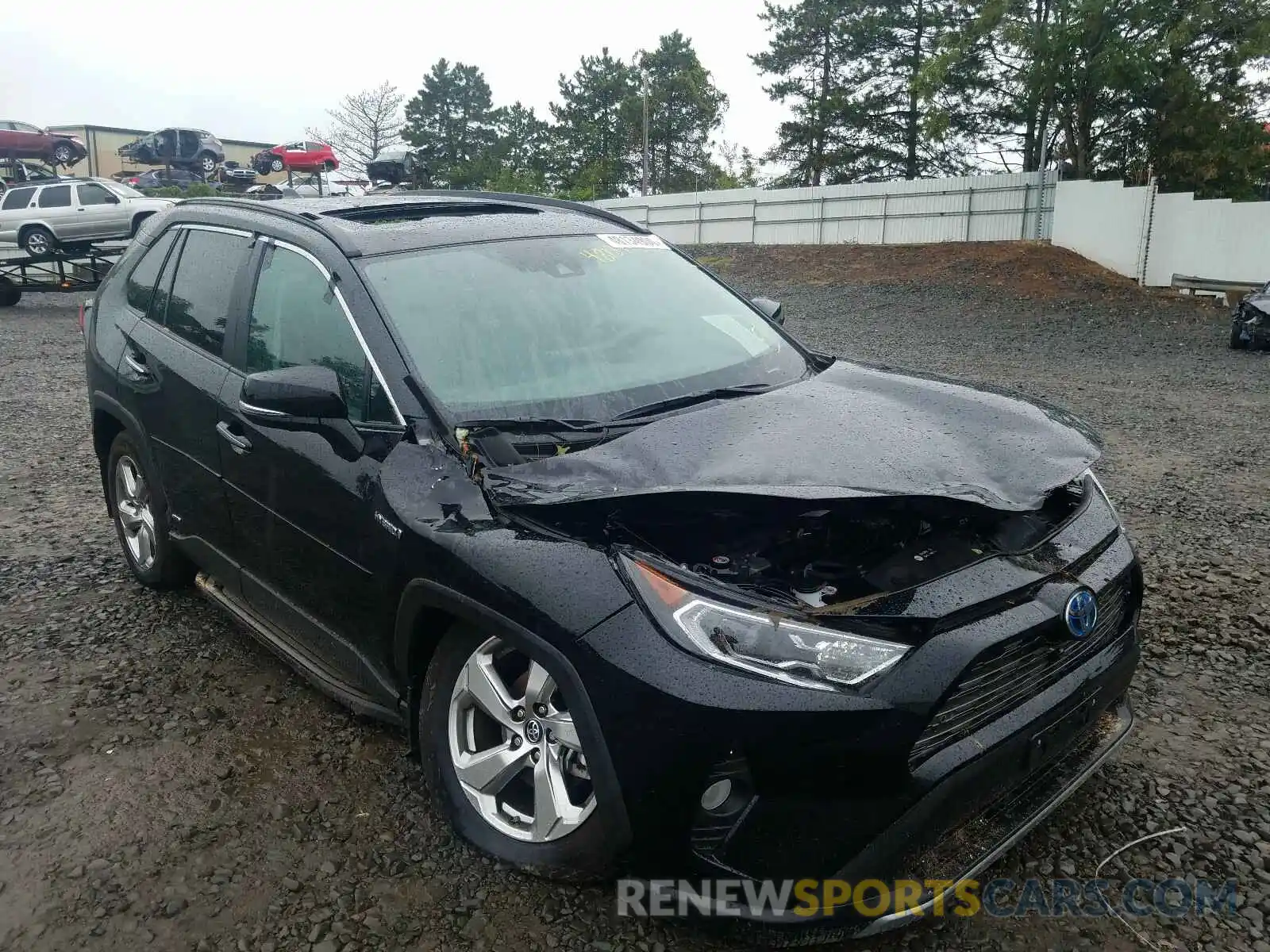 1 Photograph of a damaged car 2T3DWRFV1KW034096 TOYOTA RAV4 2019