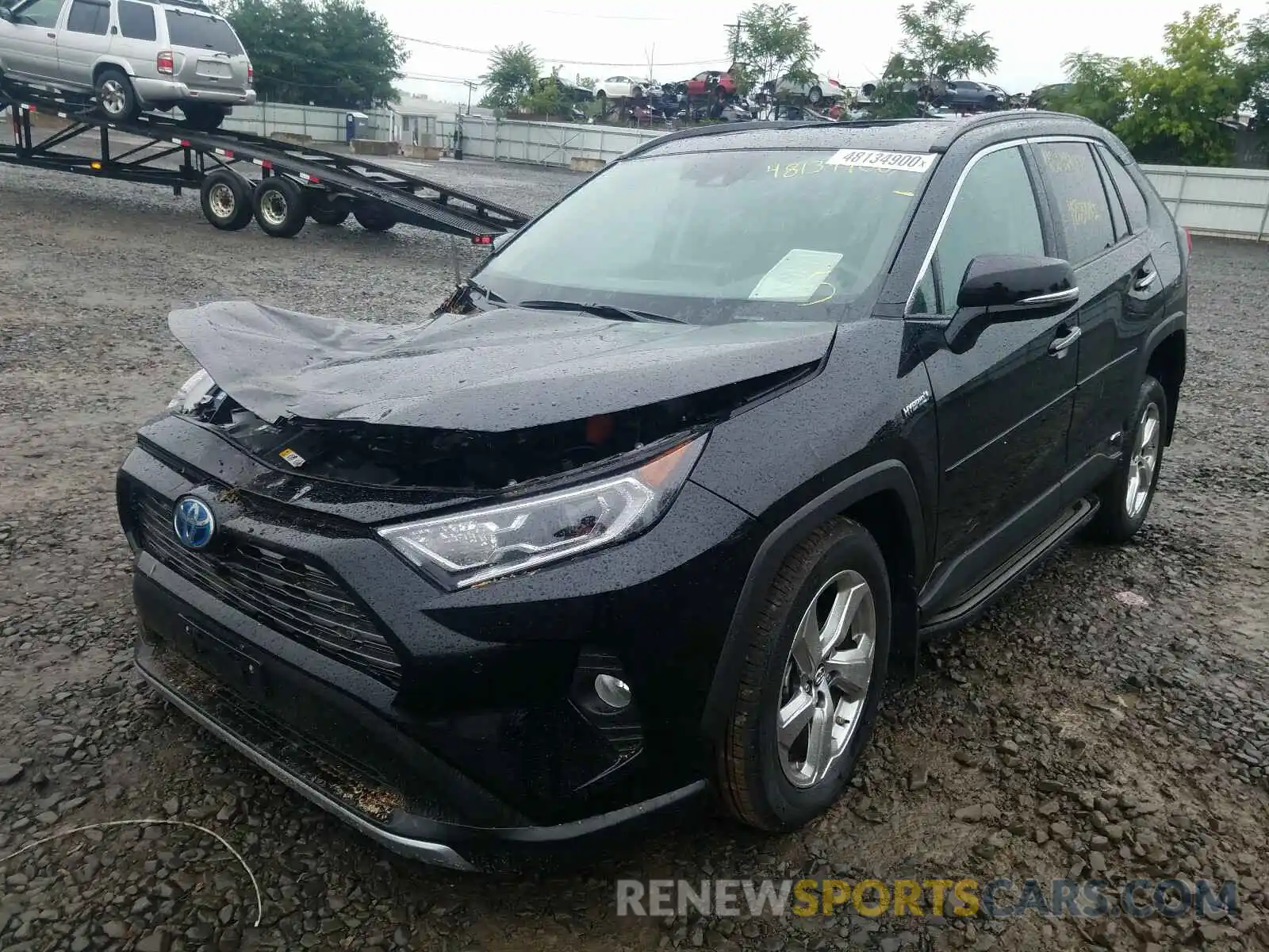 2 Photograph of a damaged car 2T3DWRFV1KW034096 TOYOTA RAV4 2019