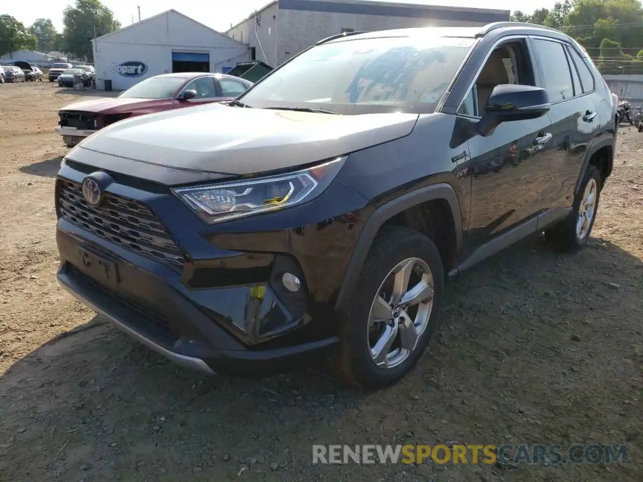 2 Photograph of a damaged car 2T3DWRFV1KW042568 TOYOTA RAV4 2019