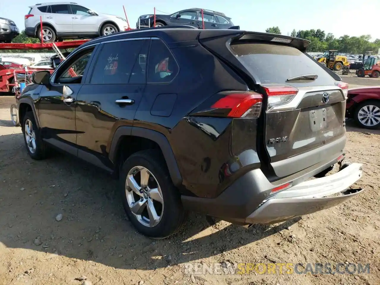 3 Photograph of a damaged car 2T3DWRFV1KW042568 TOYOTA RAV4 2019