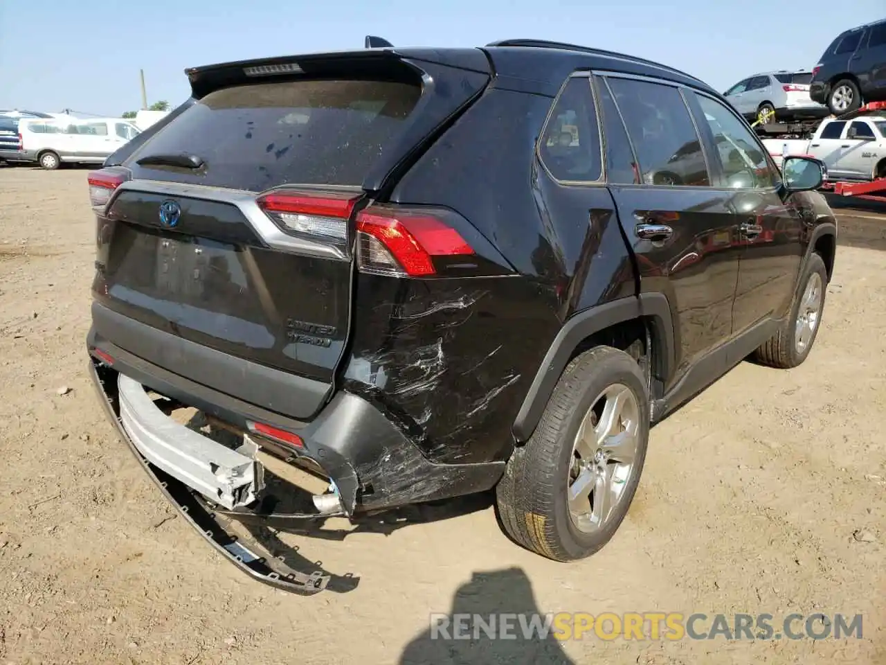 4 Photograph of a damaged car 2T3DWRFV1KW042568 TOYOTA RAV4 2019