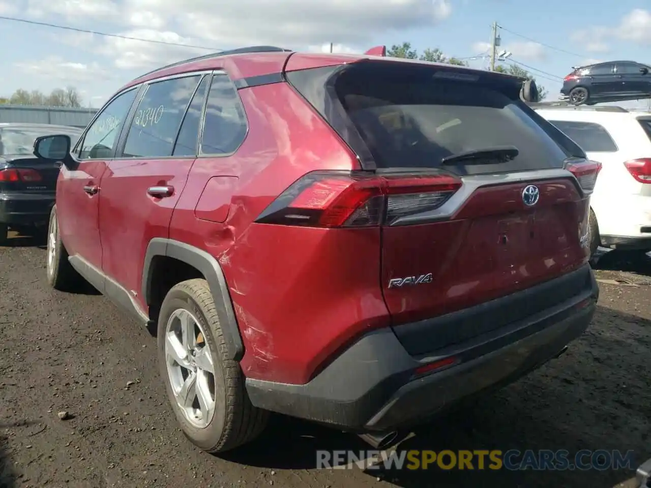 3 Photograph of a damaged car 2T3DWRFV2KW014715 TOYOTA RAV4 2019